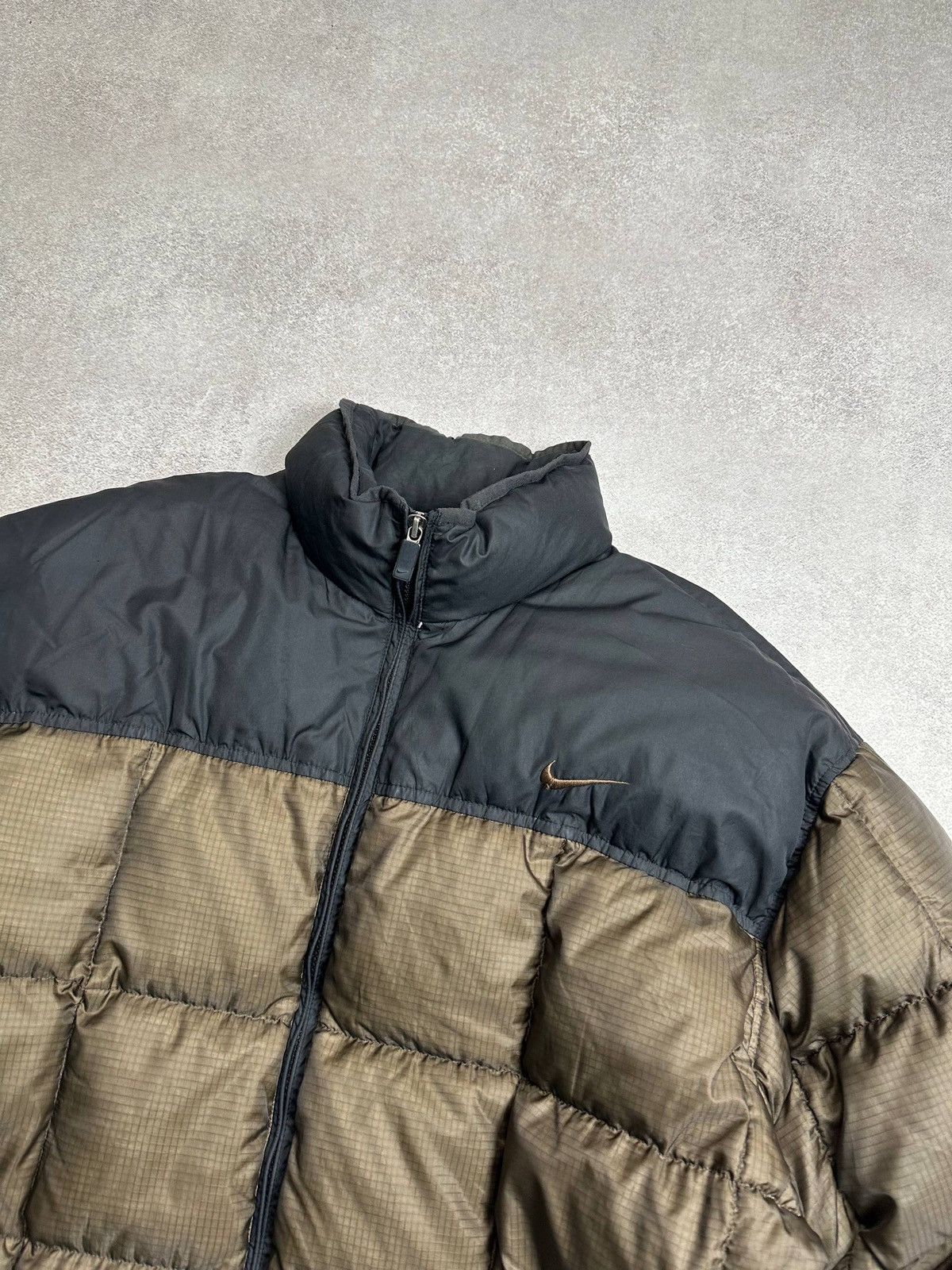 Nike ACG Vintage 90s Nike ACG Mettalic Swoosh Goose Down Jacket XL Size US XL / EU 56 / 4 - 3 Thumbnail