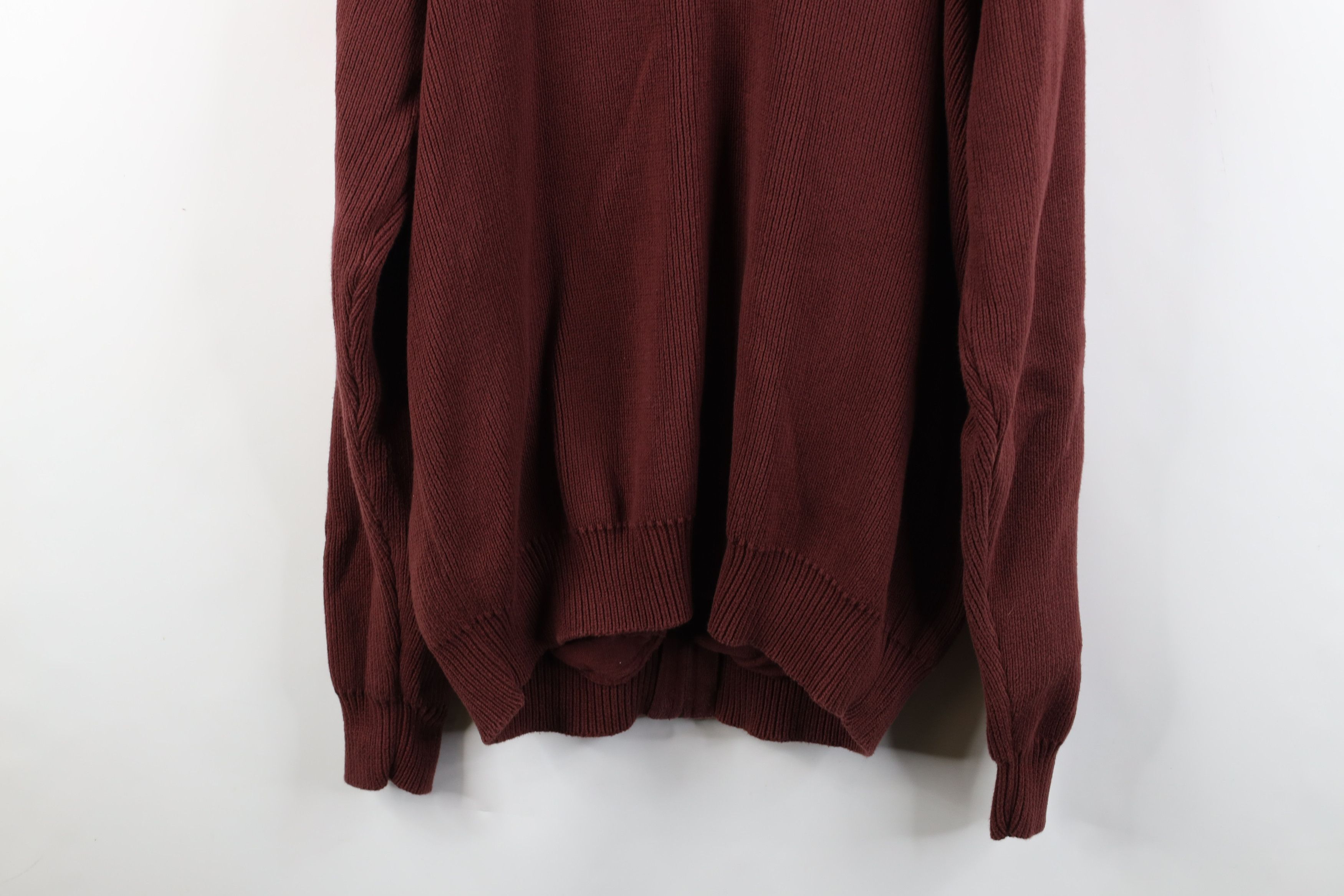 L.L. Bean Vintage LL Bean Chunky Ribbed Knit Zip Cardigan Sweater Size US XL / EU 56 / 4 - 13 Thumbnail