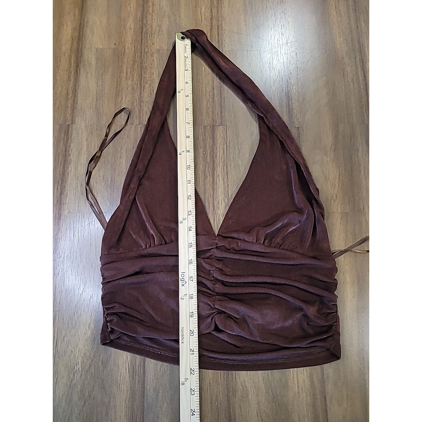 Vintage Y2K Mixed Threads Metallic Crop Top Unisex Grunge 90s Rave Size XL / US 12-14 / IT 48-50 - 6 Thumbnail