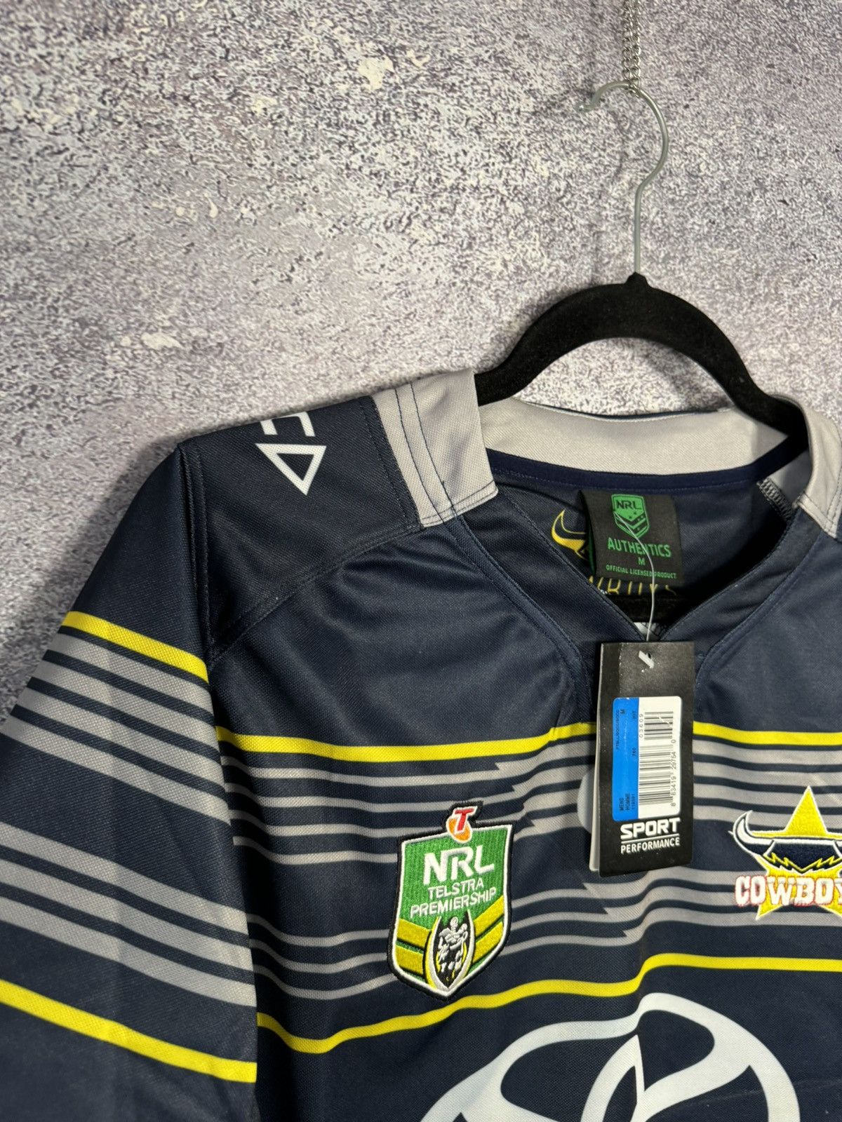 Vintage NEW Cowboys NRL Toyota Rugby Jersey Blokcore Size US M / EU 48-50 / 2 - 6 Thumbnail