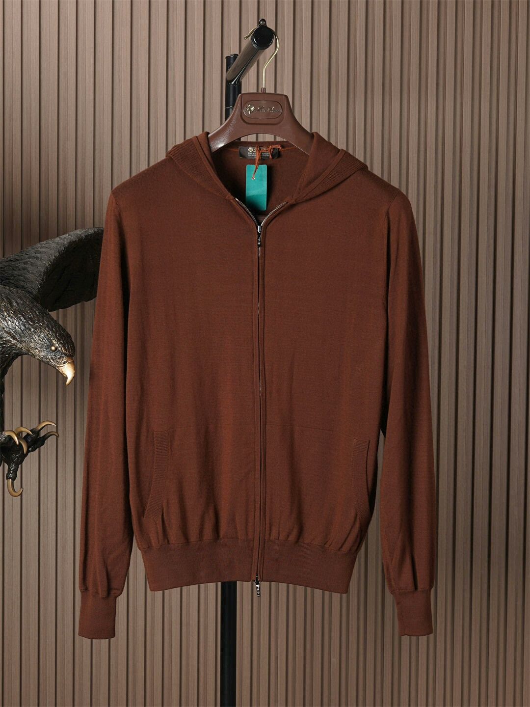 Loro Piana Loro Piana Hooded Zip Knit Jacket Size US M / EU 48-50 / 2 - 1 Thumbnail
