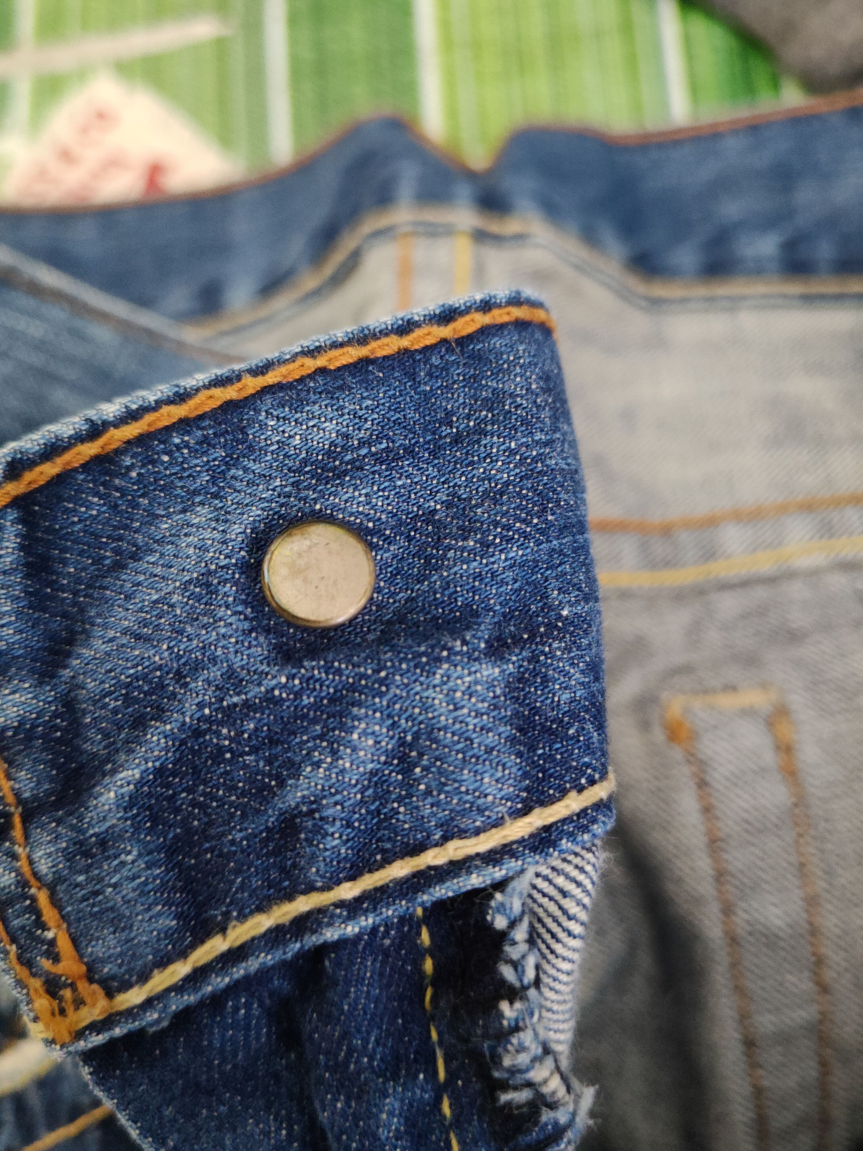 Levi's DL Levi's Blue Distressed Ripped Denim Jeans #1963 Size US 32 / EU 48 - 15 Thumbnail