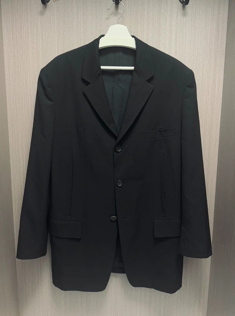 Yohji Yamamoto size m 95aw Luming Hall Double Collar Suit