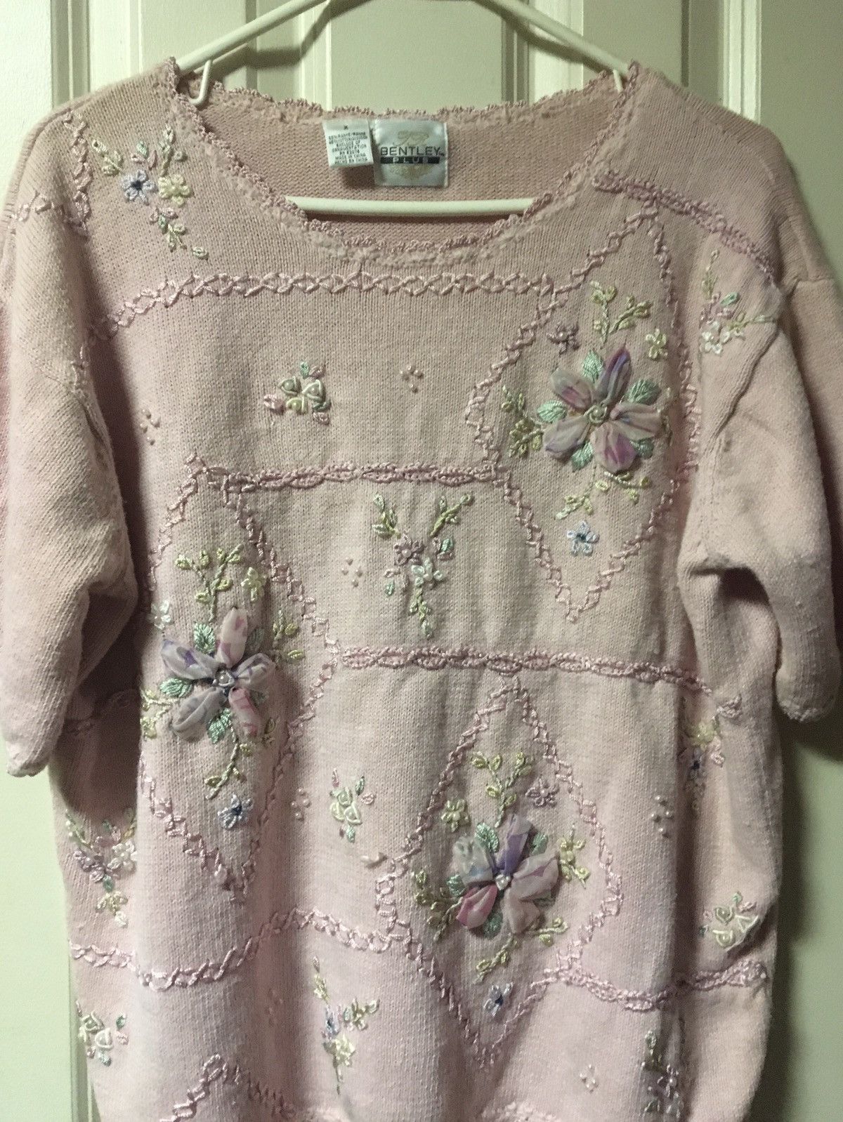 Vintage Vintage TR Bentley Beautiful Pink Women’s Sweater XL Size XL / US 12-14 / IT 48-50 - 2 Thumbnail