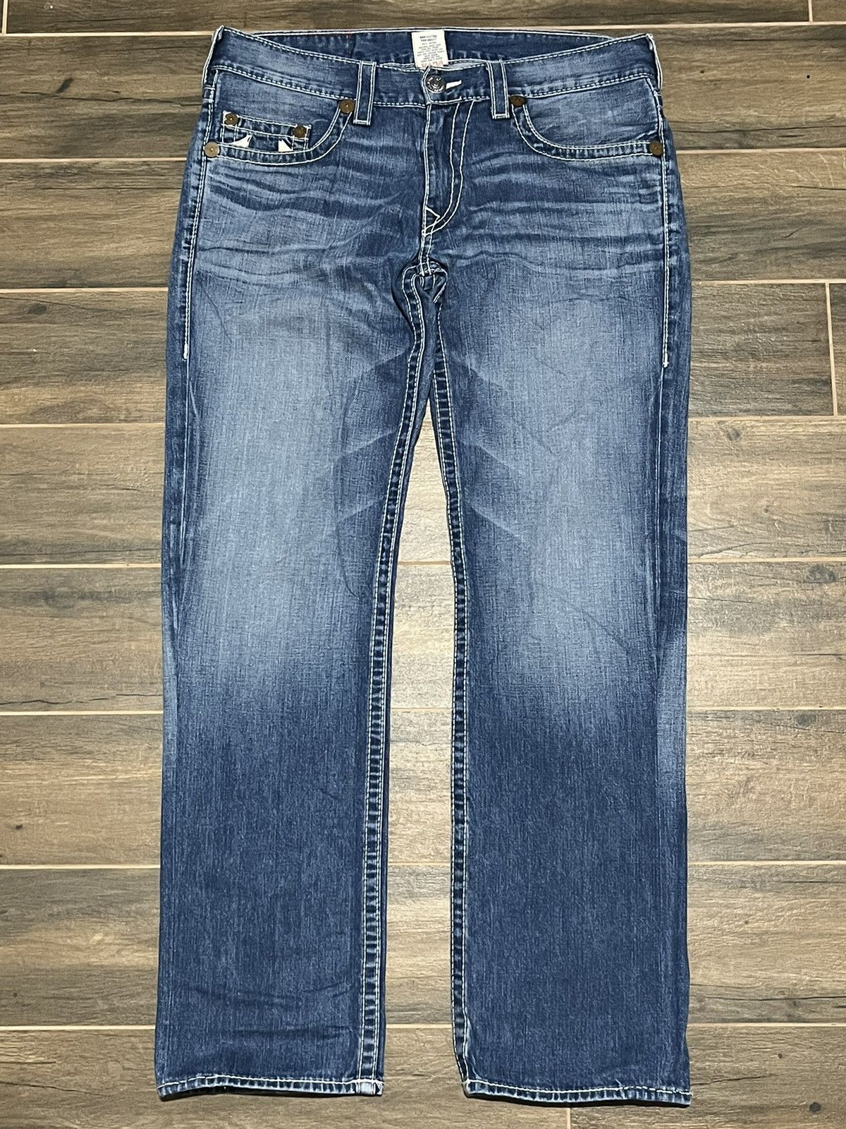 True Religion × Vintage TRUE RELIGION BOBBY VINTAGE Y2K USA DENIM JEANS Size US 36 / EU 52 - 3 Thumbnail