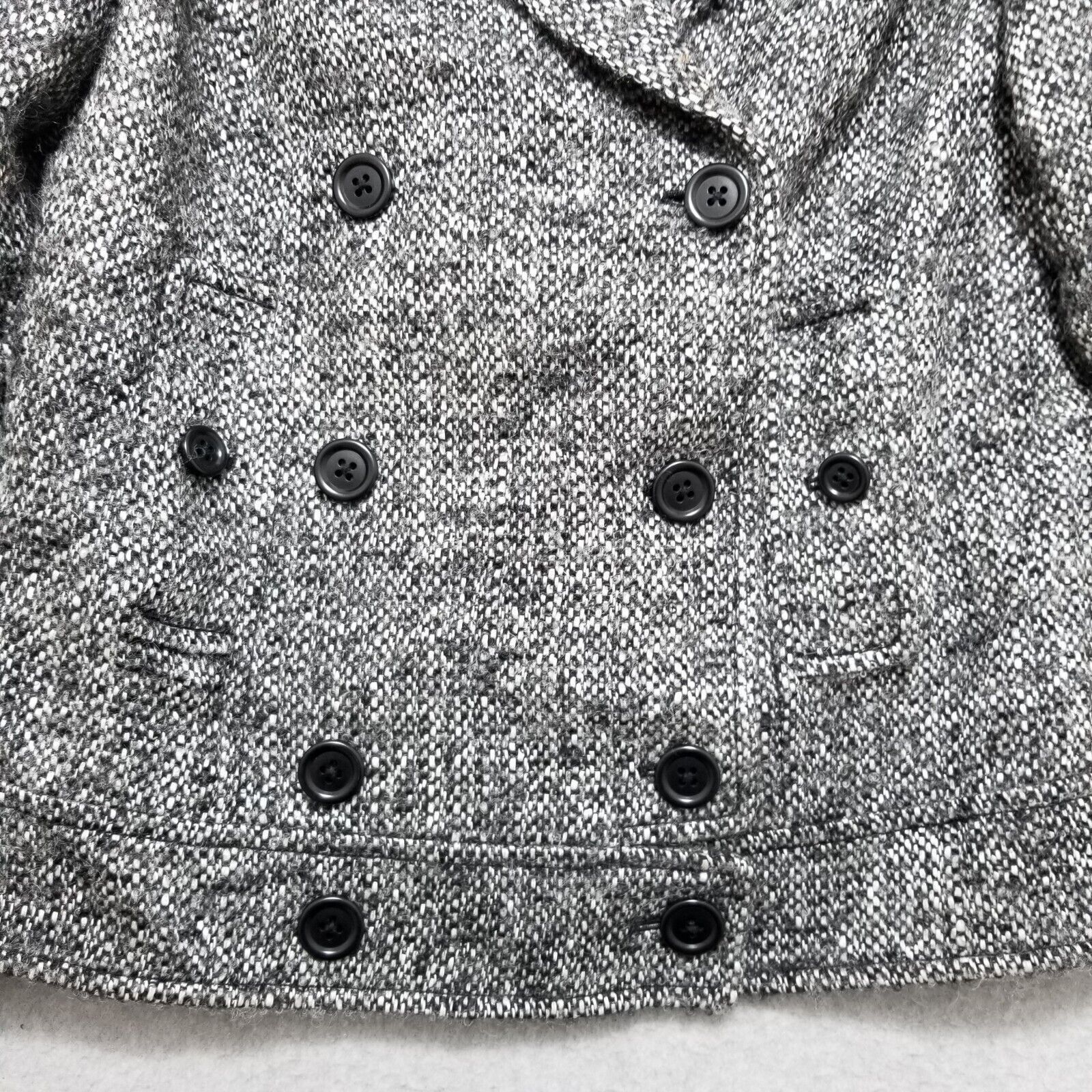 J.Crew J Crew Womens Coat Small Gray Pockets Buttons Outdoor Size S / US 4 / IT 40 - 2 Thumbnail