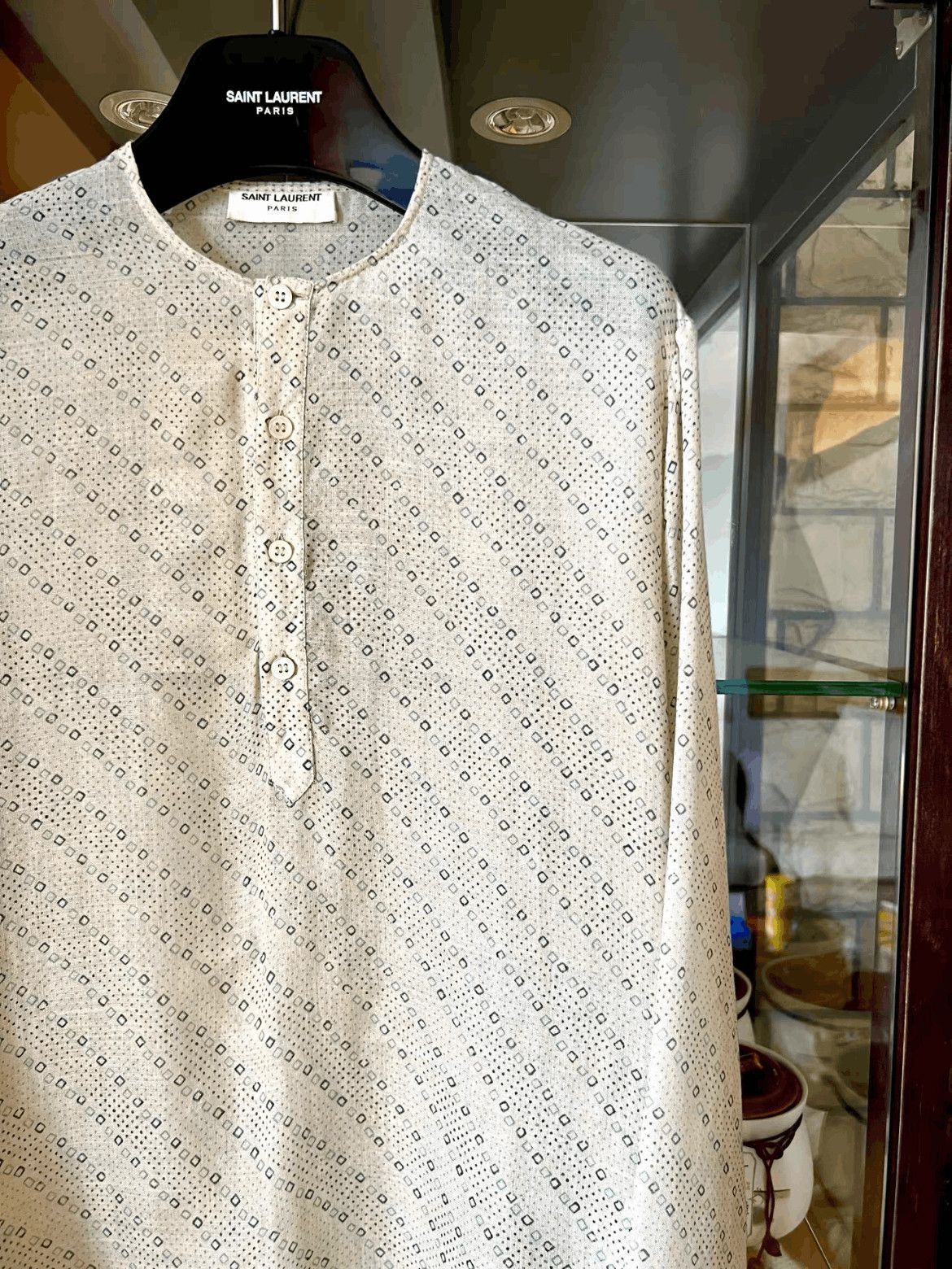 Saint Laurent Paris Sz 39 Saint Laurent Paris 15SS Runway Ethical Shirt-2507 Size US M / EU 48-50 / 2 - 8 Thumbnail