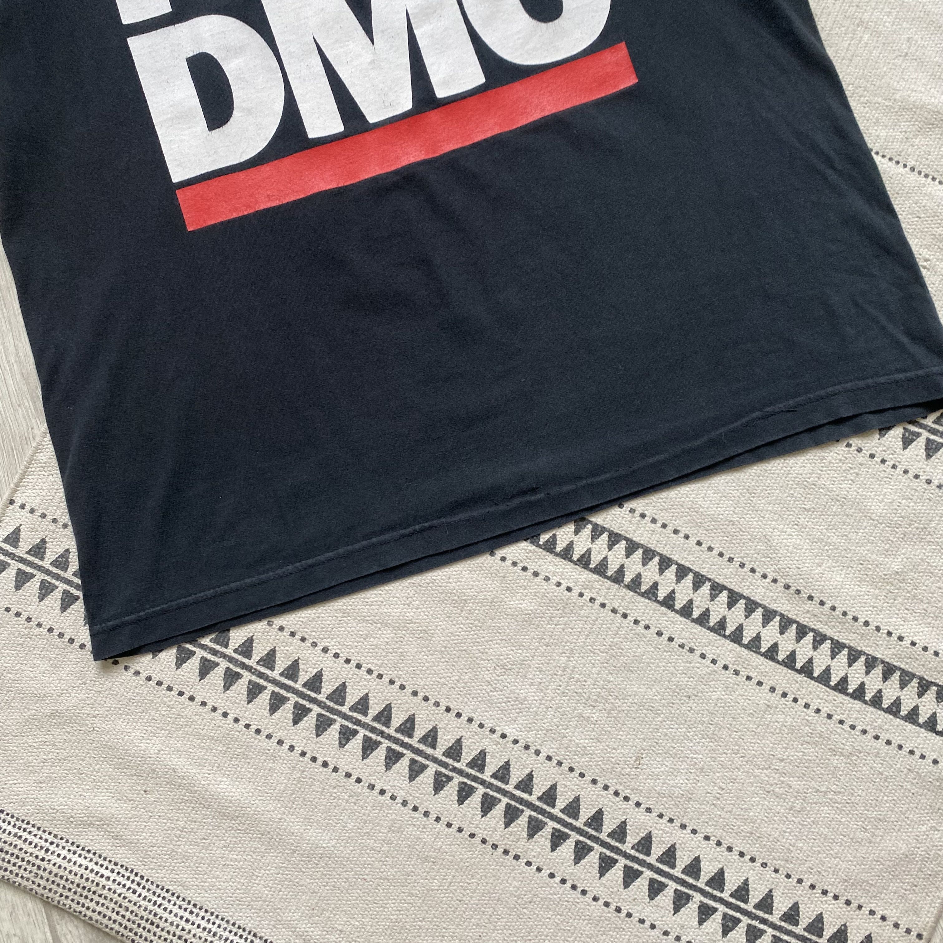 Rap Tees Vintage RUN DMS tee big logo Rap Band Tee Jam Master Jay Size US XL / EU 56 / 4 - 3 Thumbnail