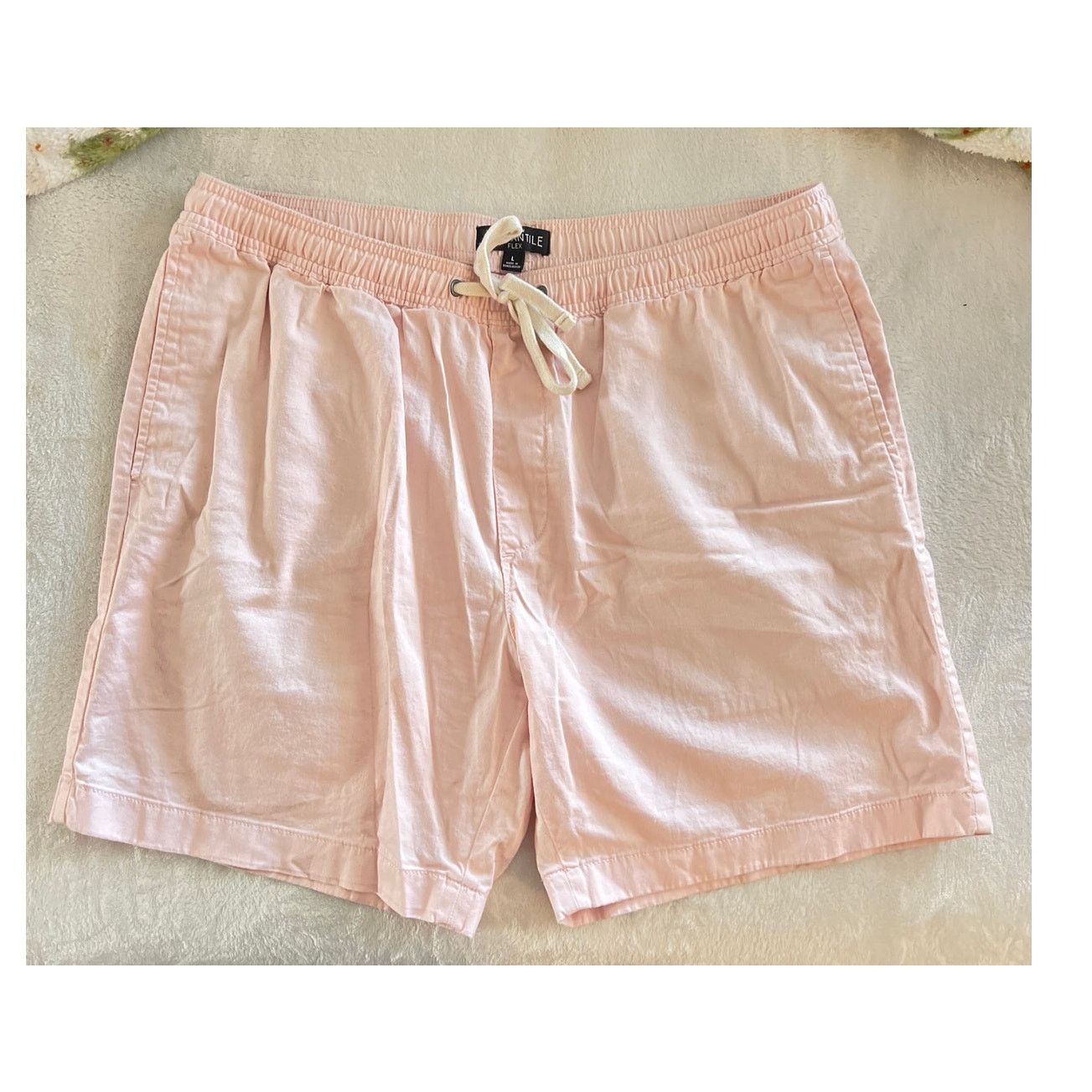 J.Crew J Crew Mercantile Flex Dock Linen Men's Pink shorts Large Size US 34 / EU 50 - 1 Thumbnail