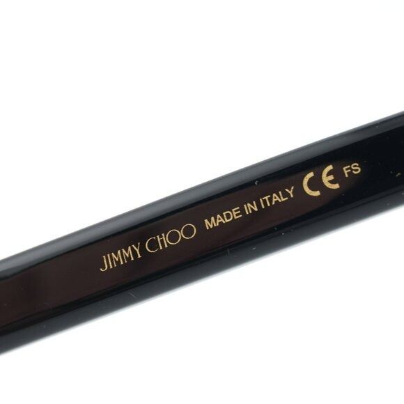 Jimmy Choo Jimmy Choo JC334 0807 00 Eyeglasses Black 54mm Cat Eye Frame Size ONE SIZE - 9 Thumbnail