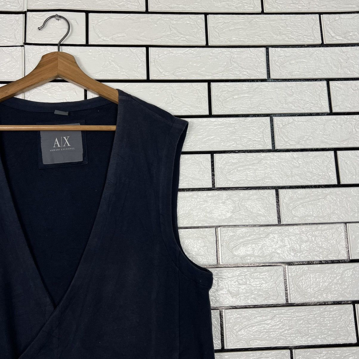 Armani Exchange ARMANI EXCHANGE Asymmetrical Vest #4089-C186 Size US L / EU 52-54 / 3 - 4 Thumbnail