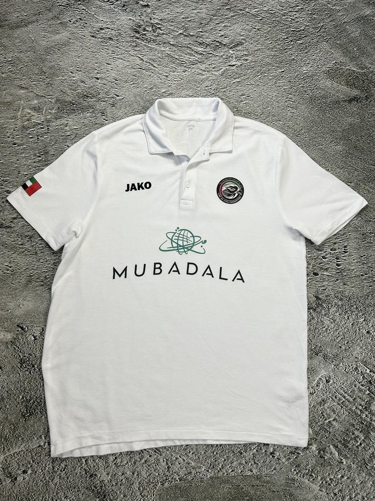 Vintage Chief Keef Polo white Dubai UAE flag JiuJitsu Y2K Jako Grailed