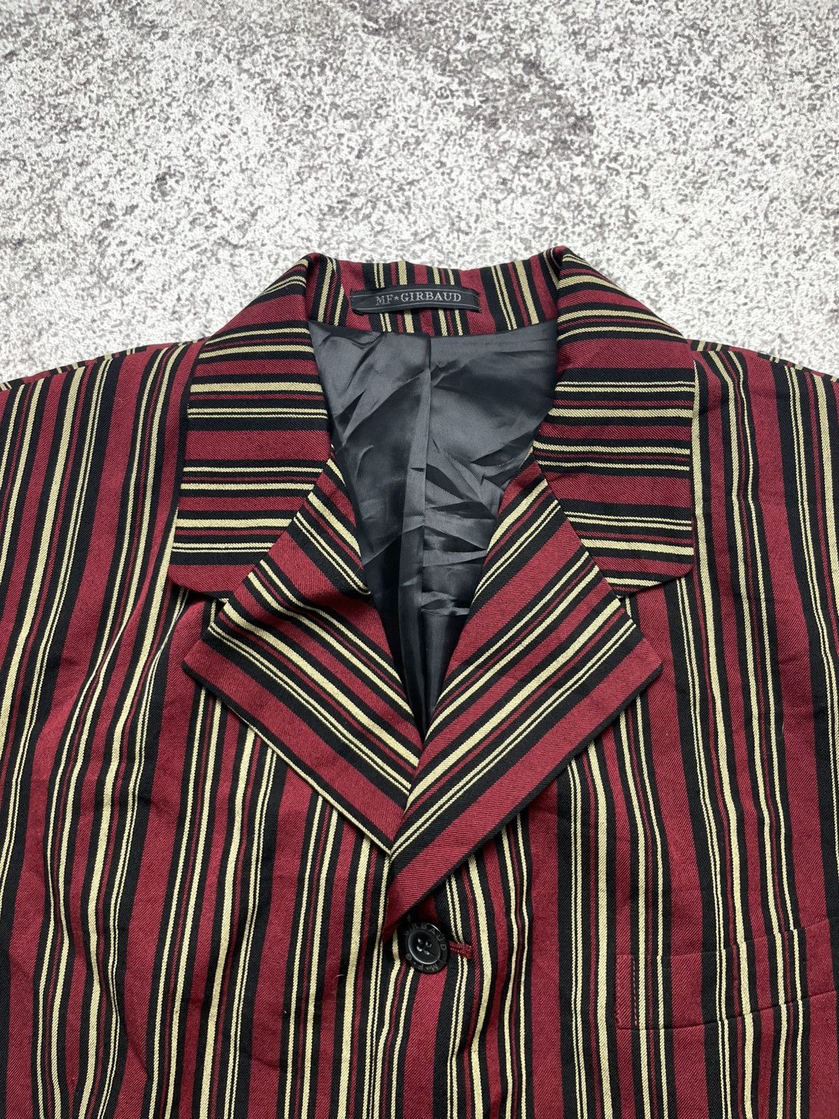 Marithe + Francois Girbaud Vintage Marithe Francois Girbaud pin-stripe blazer Size US L / EU 52-54 / 3 - 6 Thumbnail