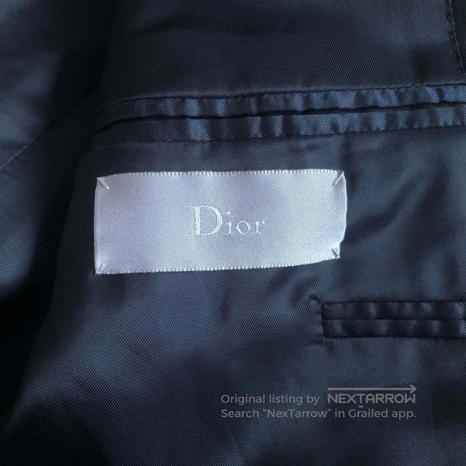 Dior Dior Homme Leather Collar Wool Blazer. Size US M / EU 48-50 / 2 - 5 Thumbnail