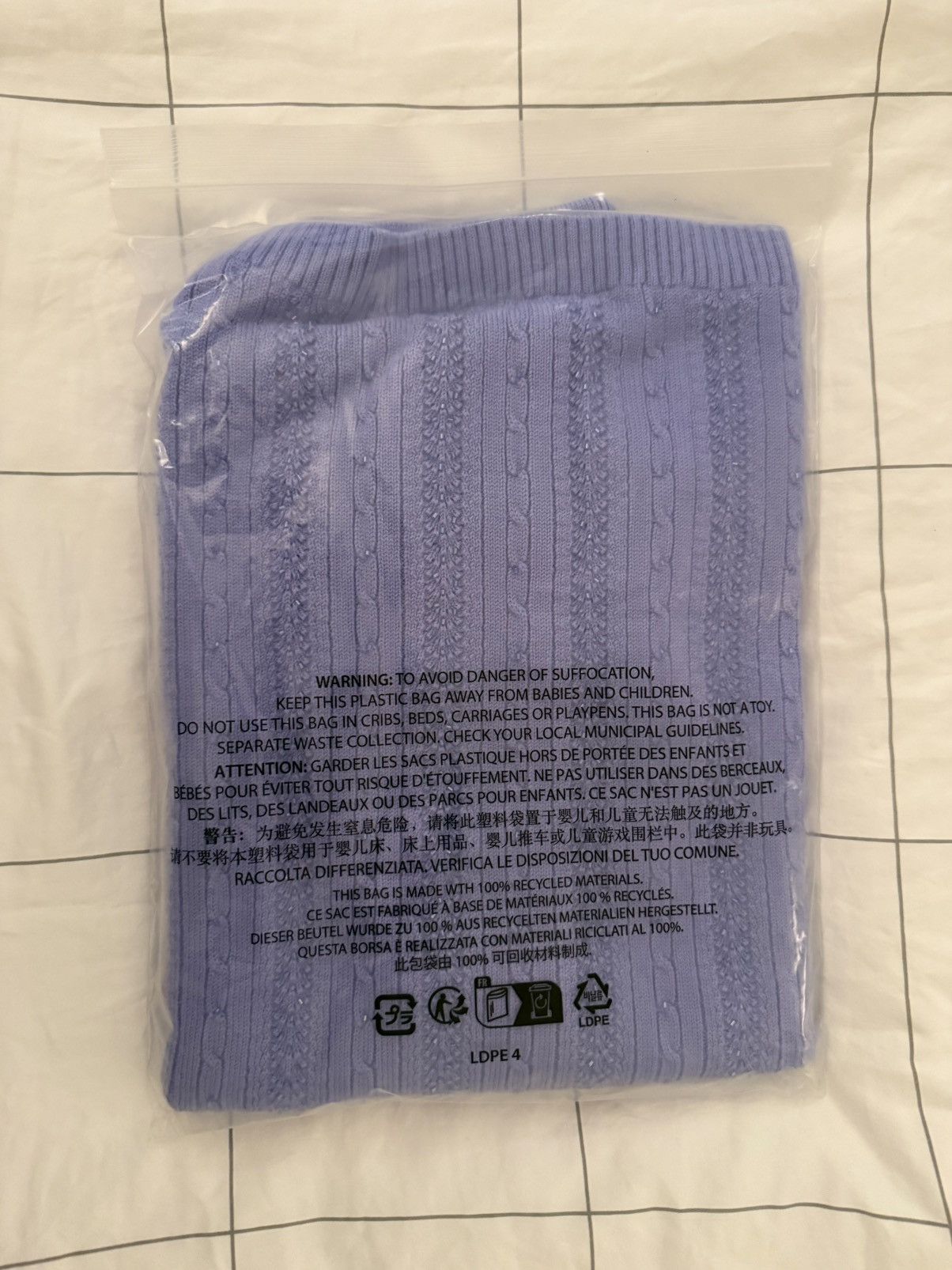 Supreme Supreme Beaded Zip Polo Size XL Lavender SS26 Embroidered Size US XL / EU 56 / 4 - 5 Thumbnail