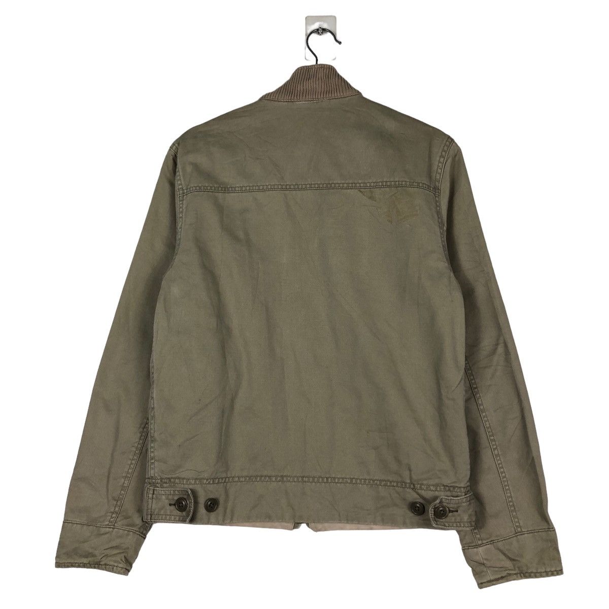 Japanese Brand 🔥Vintage Cropped Biker Jacket Gap Reversible Multi Pocket Size US S / EU 44-46 / 1 - 8 Thumbnail