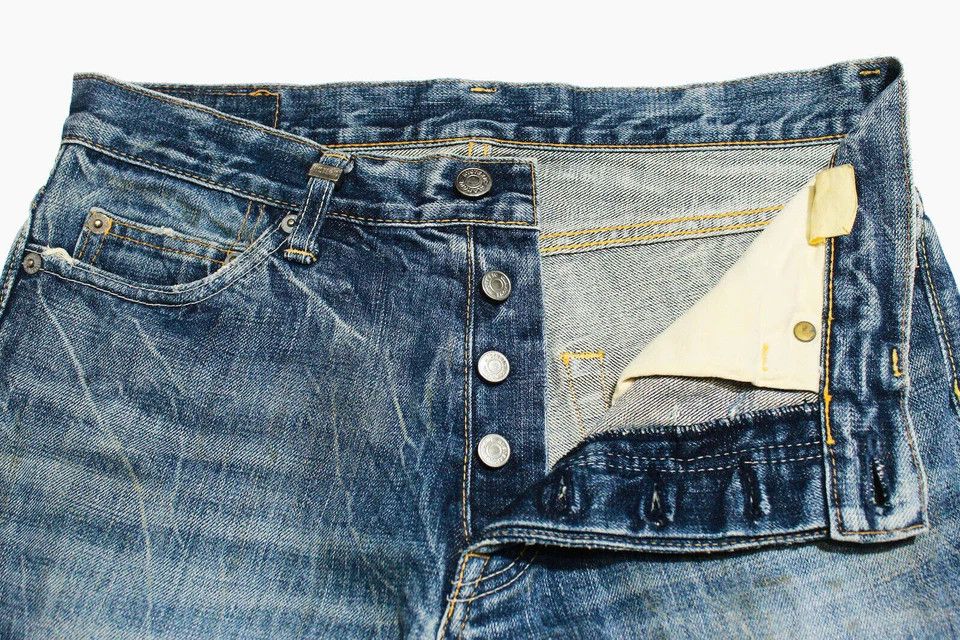 Hysteric Glamour Hysteric Glamour Kinky Stained Denim Jeans Vintage Size US 30 / EU 46 - 7 Thumbnail
