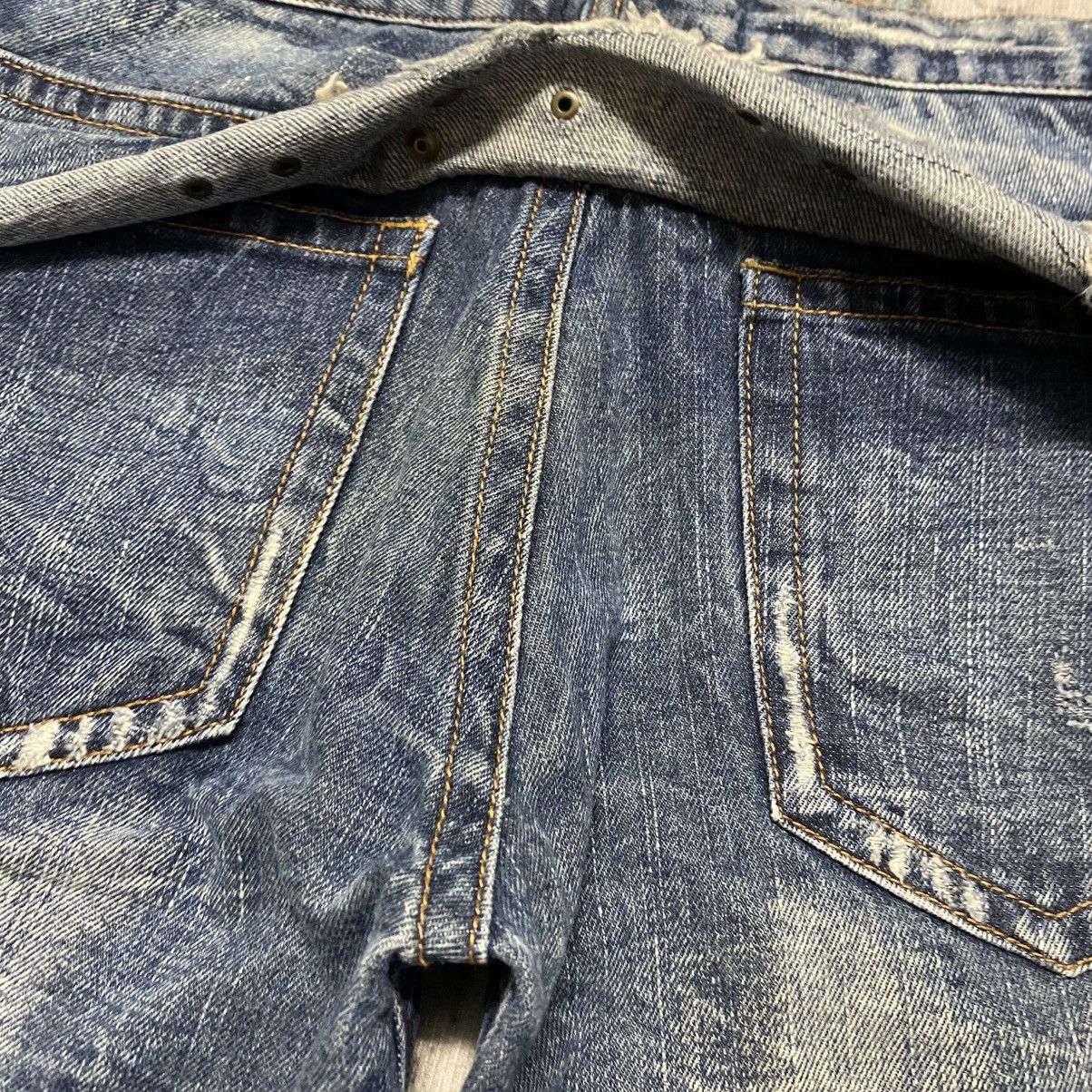 LOWBOX LOWBOX Denim Low Rise Flare Jeans Studded Size US 31 - 20 Thumbnail