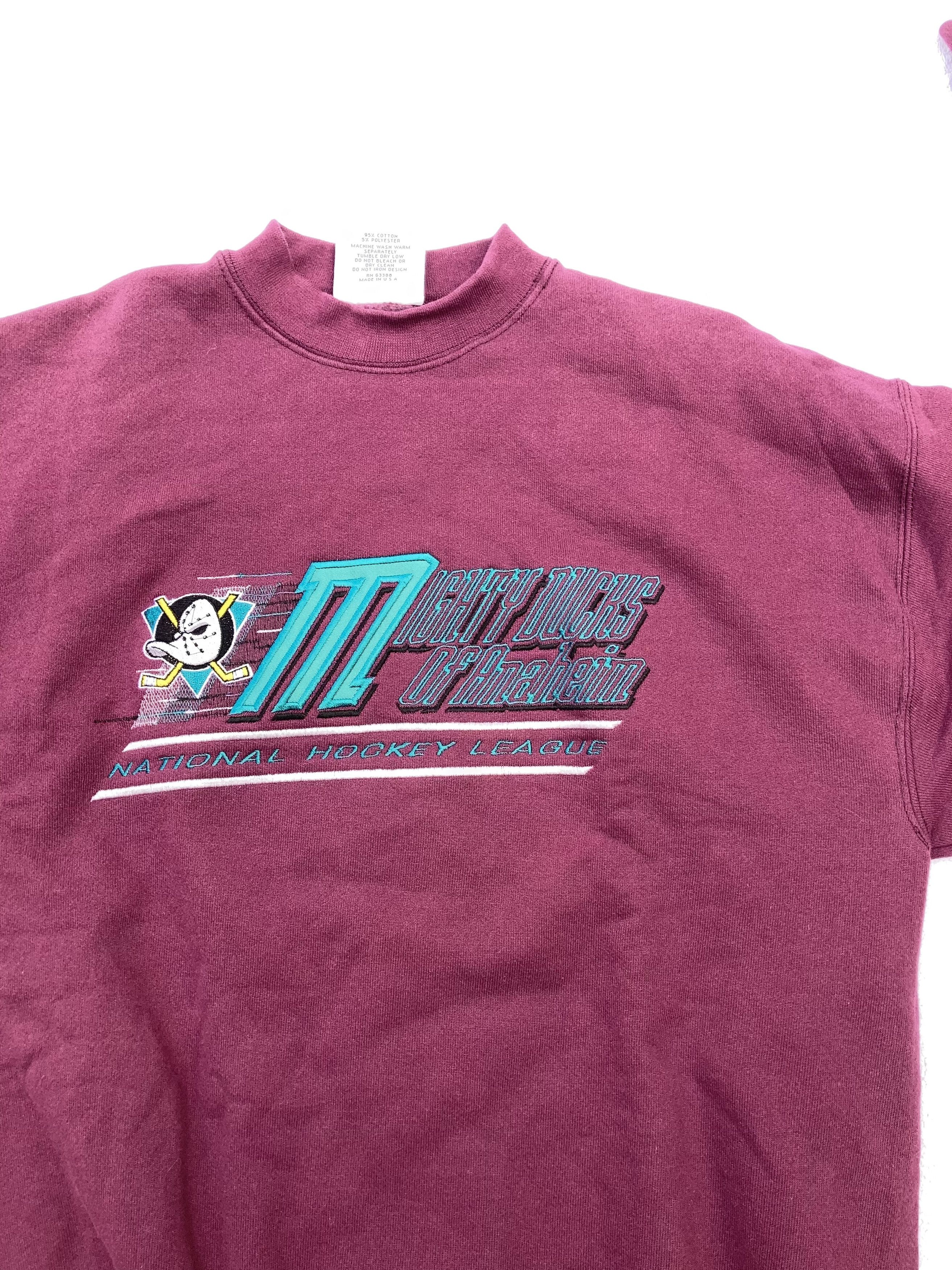 Logo Athletic Anaheim Mighty Ducks Vintage Early 90s Sweatshirt Unisex M Size US M / EU 48-50 / 2 - 3 Thumbnail
