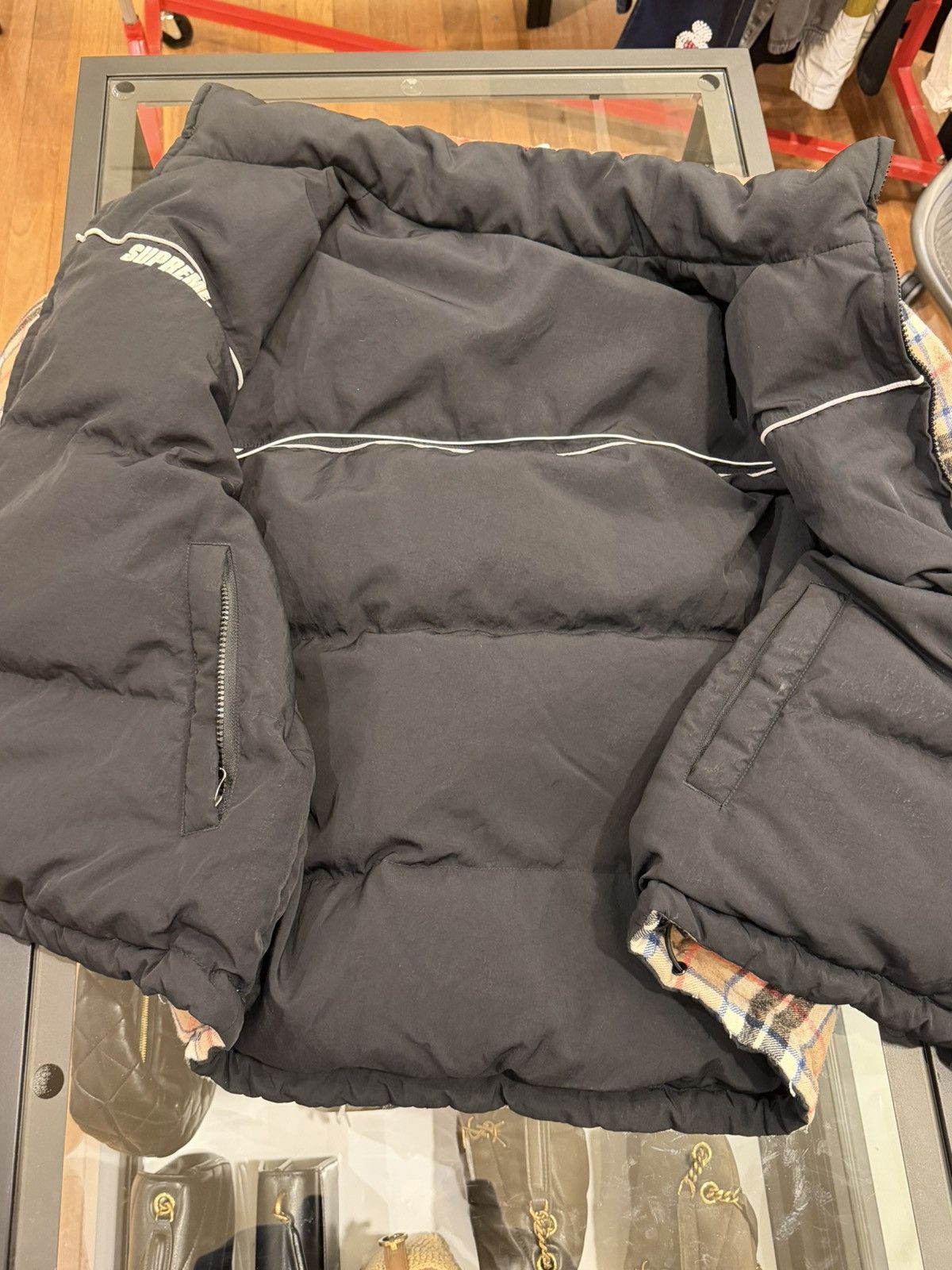 Supreme Supreme Reversible Puffer Jacket - Black Size US L / EU 52-54 / 3 - 10 Thumbnail
