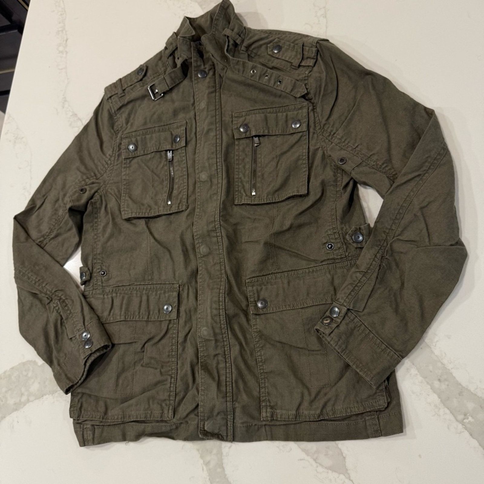 Calvin Klein Calvin Klein Military Style Utility Field Jacket Women Small Size S / US 4 / IT 40 - 2 Thumbnail