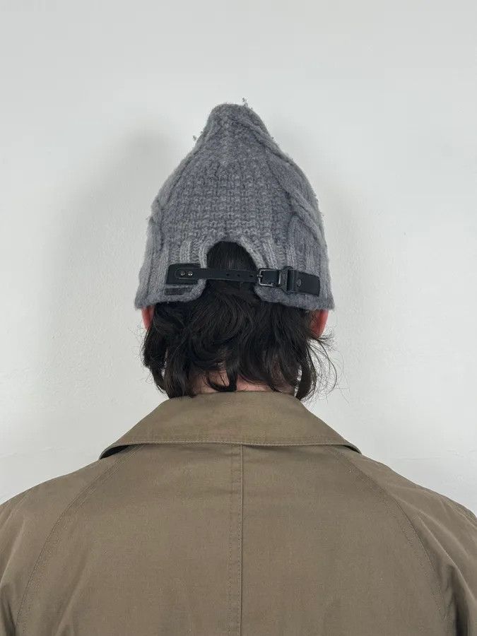 Diesel Diesel Grey Wool Attached Beanie Size ONE SIZE - 3 Thumbnail