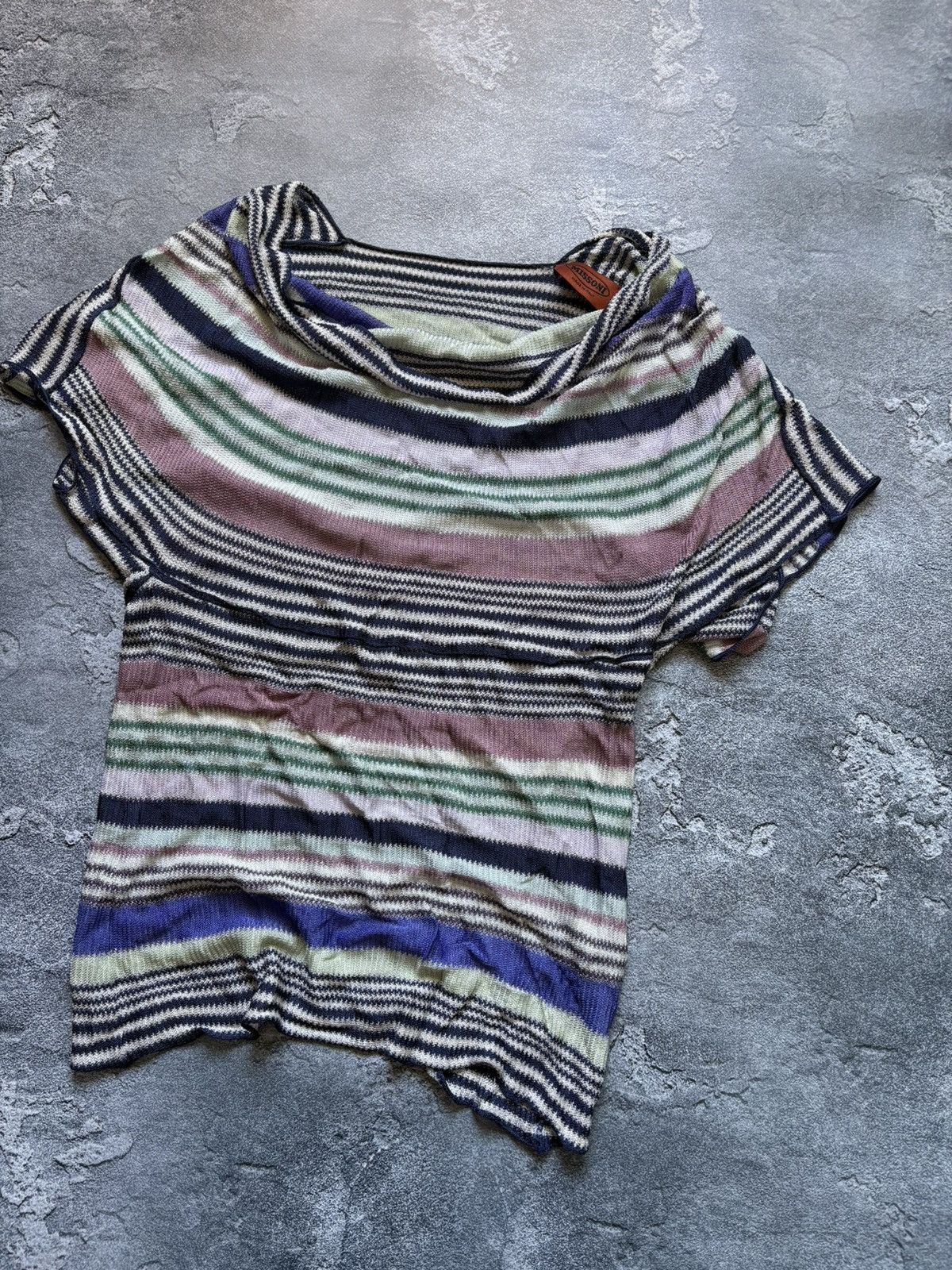 Missoni Vintage Missoni Multicolour Women’s Blouse Top Size 42 Rare Size M / US 6-8 / IT 42-44 - 3 Thumbnail
