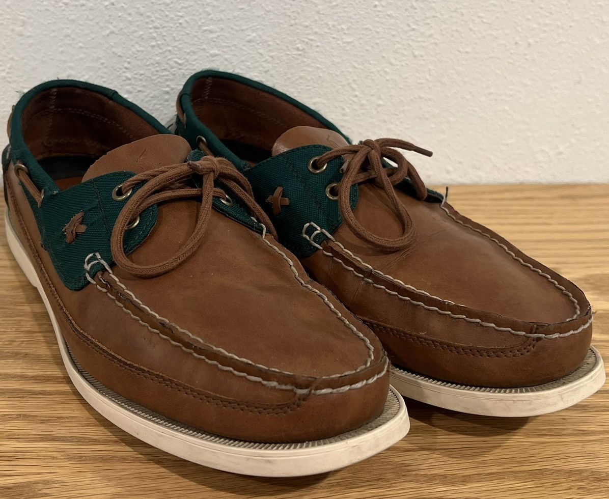 Polo Ralph Lauren × Vintage Vintage Ralph Lauren Polo Leather Boat Shoes Size 11 Size US 11 / EU 44 - 2 Thumbnail