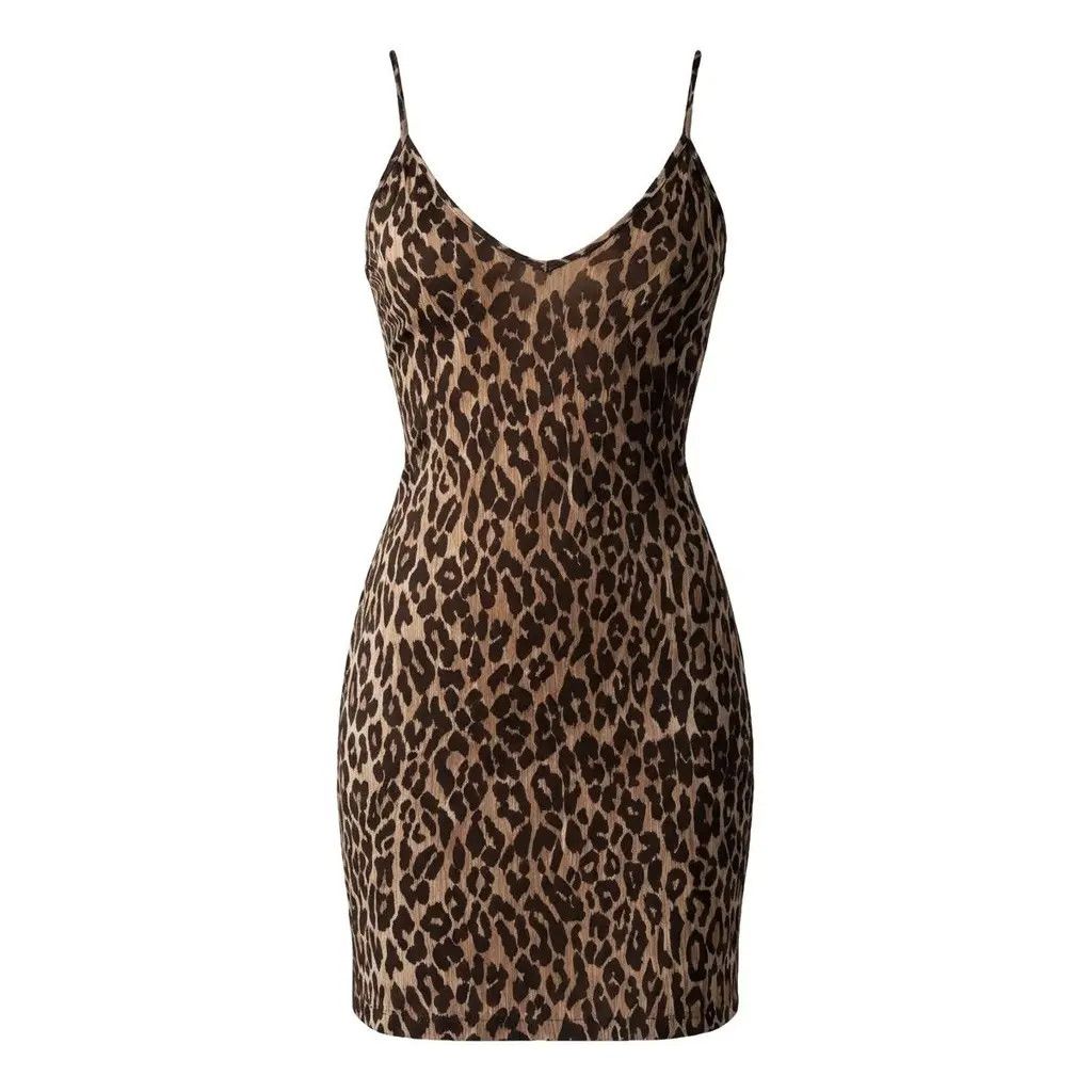 Dolce & Gabbana Dolce & Gabbana Leopard Print Slip Dress Beachwear Size IT42 Size M / US 6-8 / IT 42-44 - 2 Thumbnail