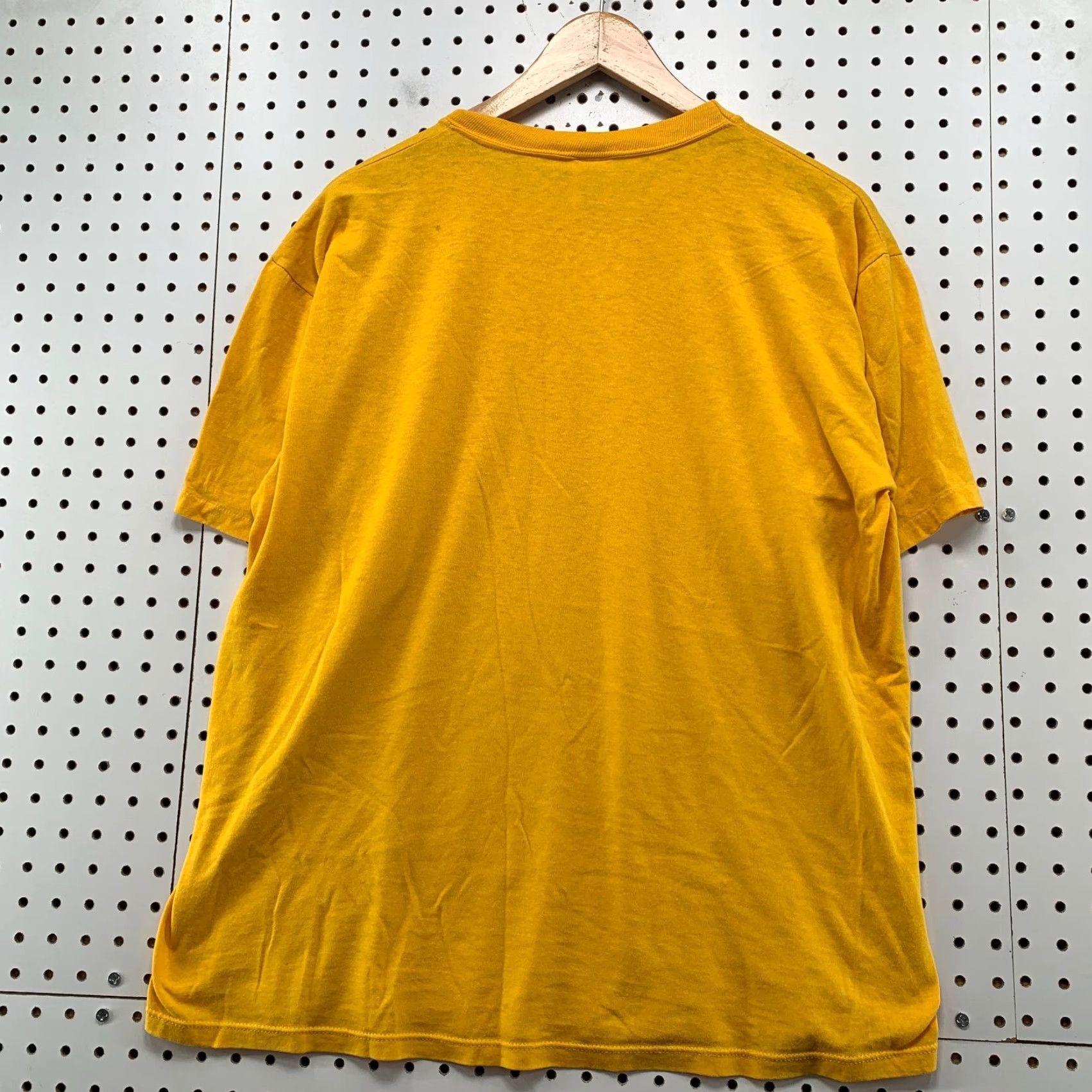 Jerzees VINTAGE Jerzees Yellow Shirt Mens M T-Shirt 80s Bar Association Single Stitch Cotton Crew Neck Short Sleeve Size US M / EU 48-50 / 2 - 2 Thumbnail