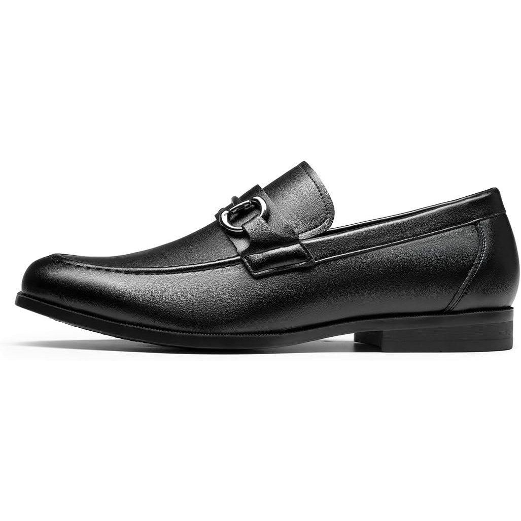 Other Bruno Marc Mens Size 12 Black Faux Leather Slip On Dress Loa Size ONE SIZE - 2 Thumbnail