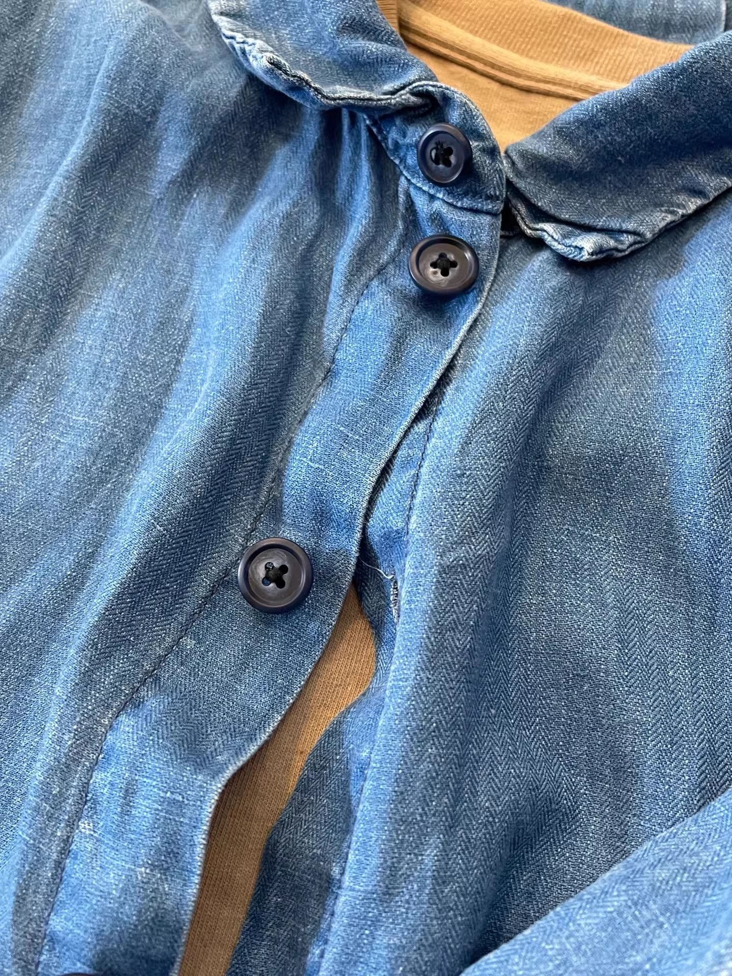Porter Classic Porter Classic Indigo Linen Shirt Size US M / EU 48-50 / 2 - 5 Thumbnail