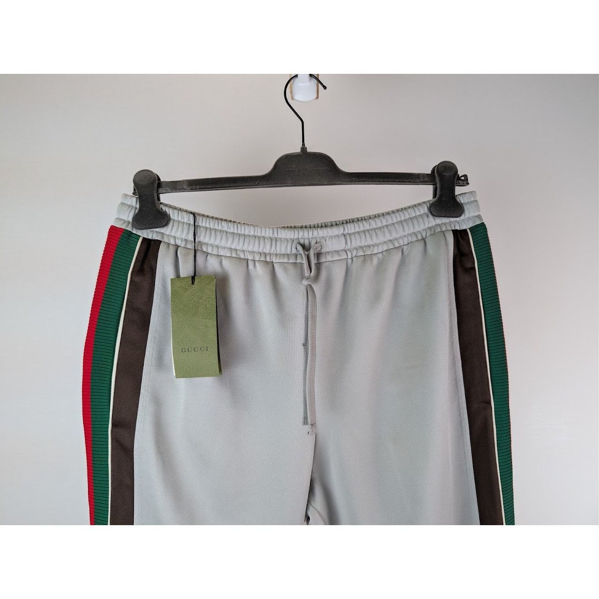 Gucci o1rshd1 Techincal Jersey Trackpant in Grey/Brown Size US 38 / EU 54 - 2 Thumbnail