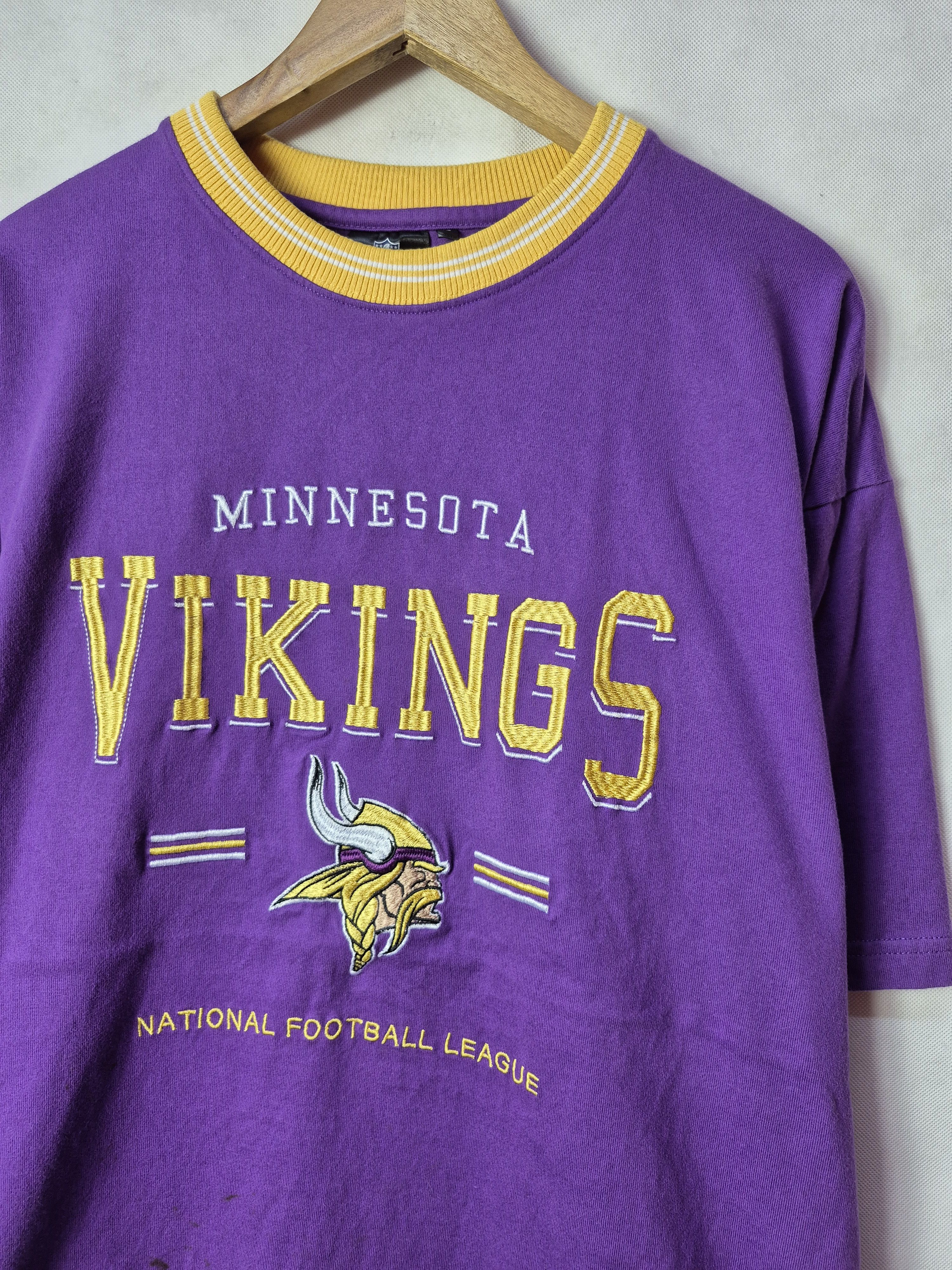 NFL 🔥 Wego Japan NFL Minnesota Vikings Tee American Sport Size US L / EU 52-54 / 3 - 2 Thumbnail