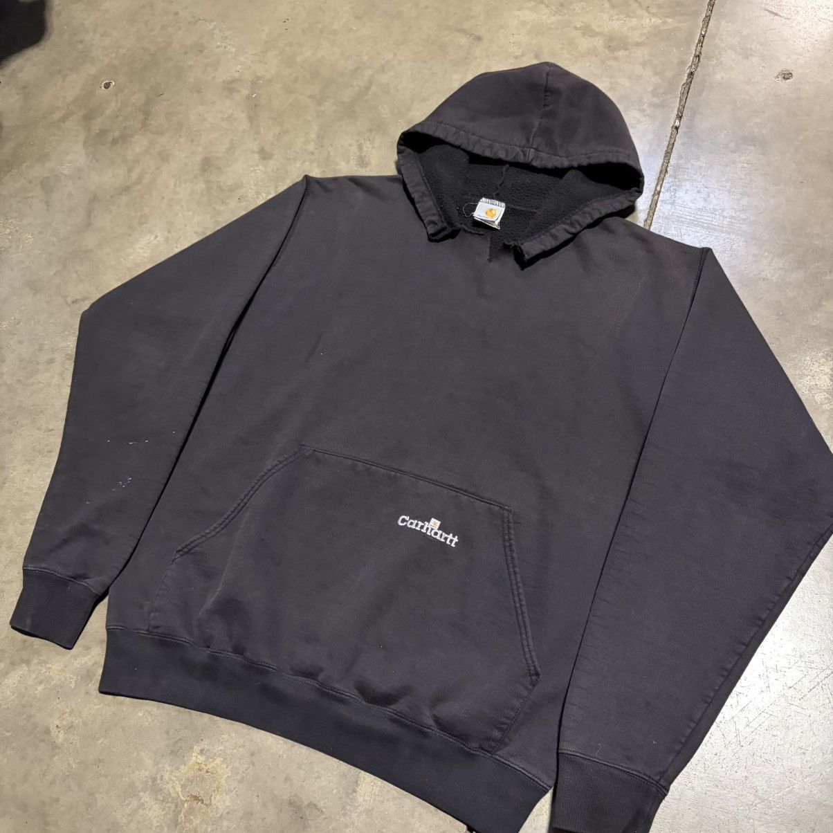 Carhartt Vintage Carhartt Hoodie Sweatshirt Faded Distressed 90s USA Size US L / EU 52-54 / 3 - 2 Thumbnail
