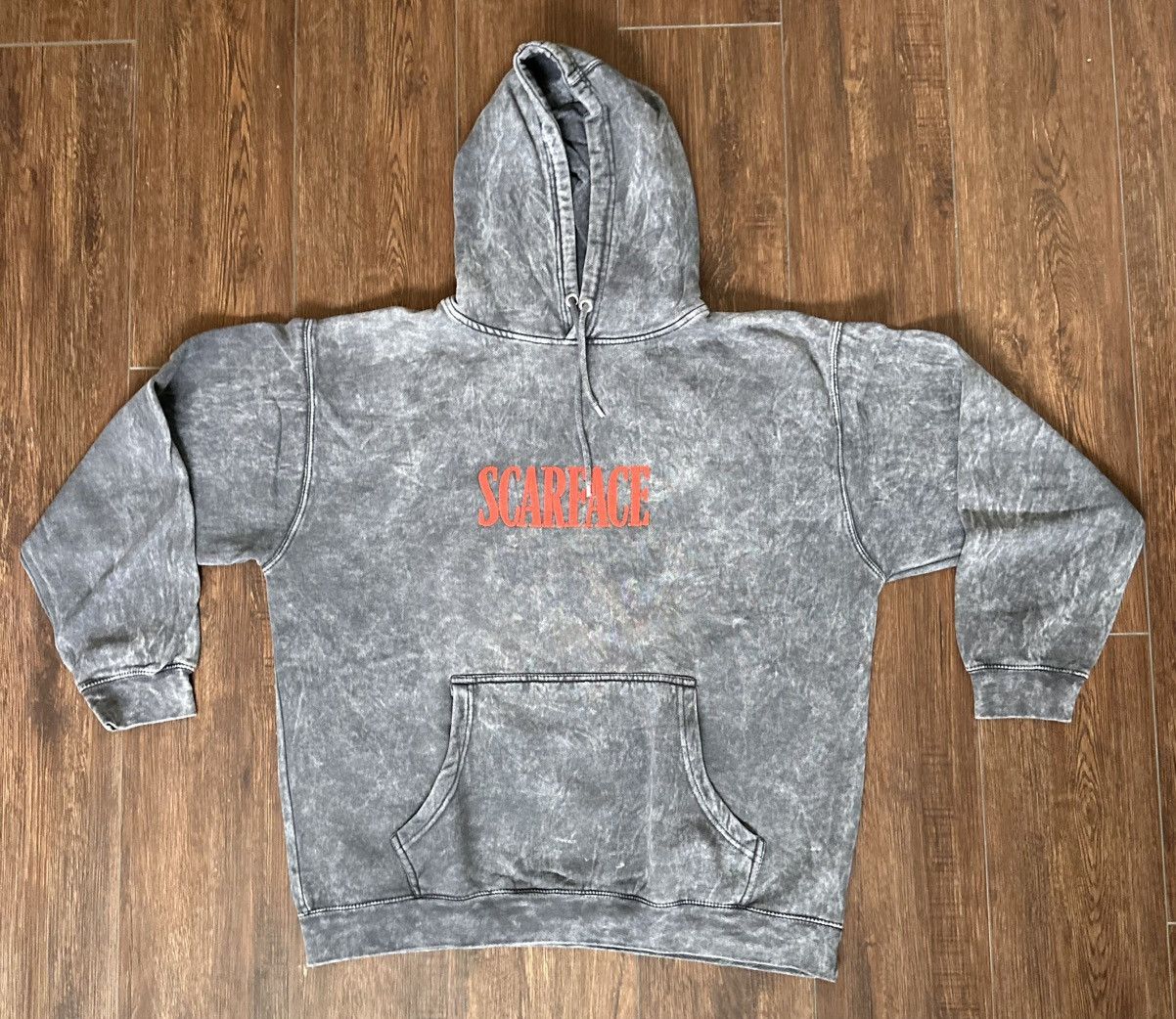 Other Gray Acid wash Scarface hoodie Size US L / EU 52-54 / 3 - 1 Thumbnail