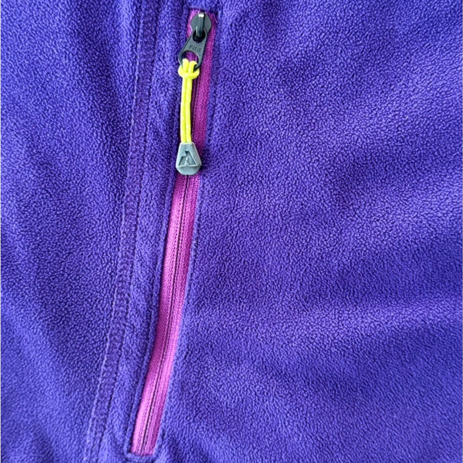 Eddie Bauer Eddie Bauer Jacket Womens XL Purple Full Zip Fleece Casual Travel Outdoor 25" Length Womens Size XL / US 12-14 / IT 48-50 - 4 Thumbnail