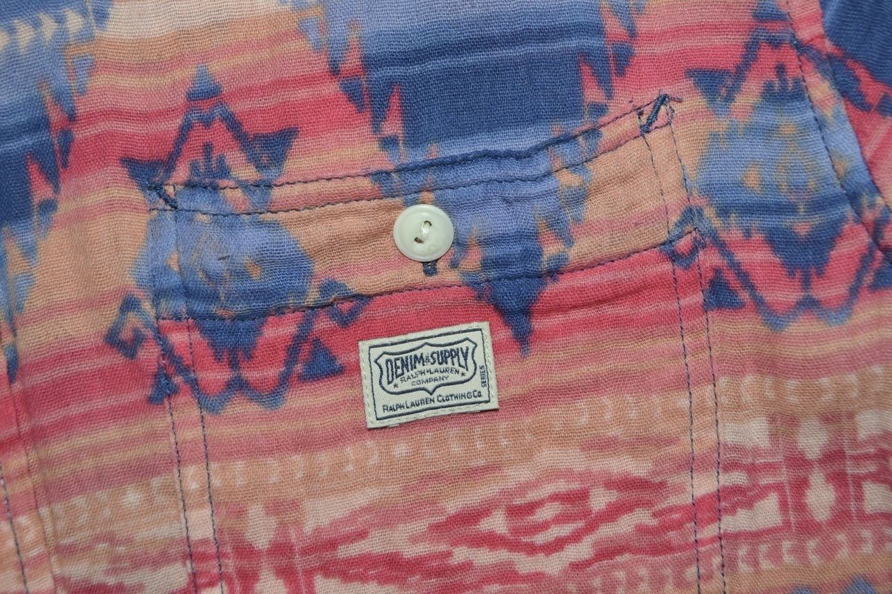 Denim & Supply Ralph Lauren DENIM & SUPPLY RALPH LAUREN Aztec Shirt Size L Short Sleeve Size US L / EU 52-54 / 3 - 5 Thumbnail