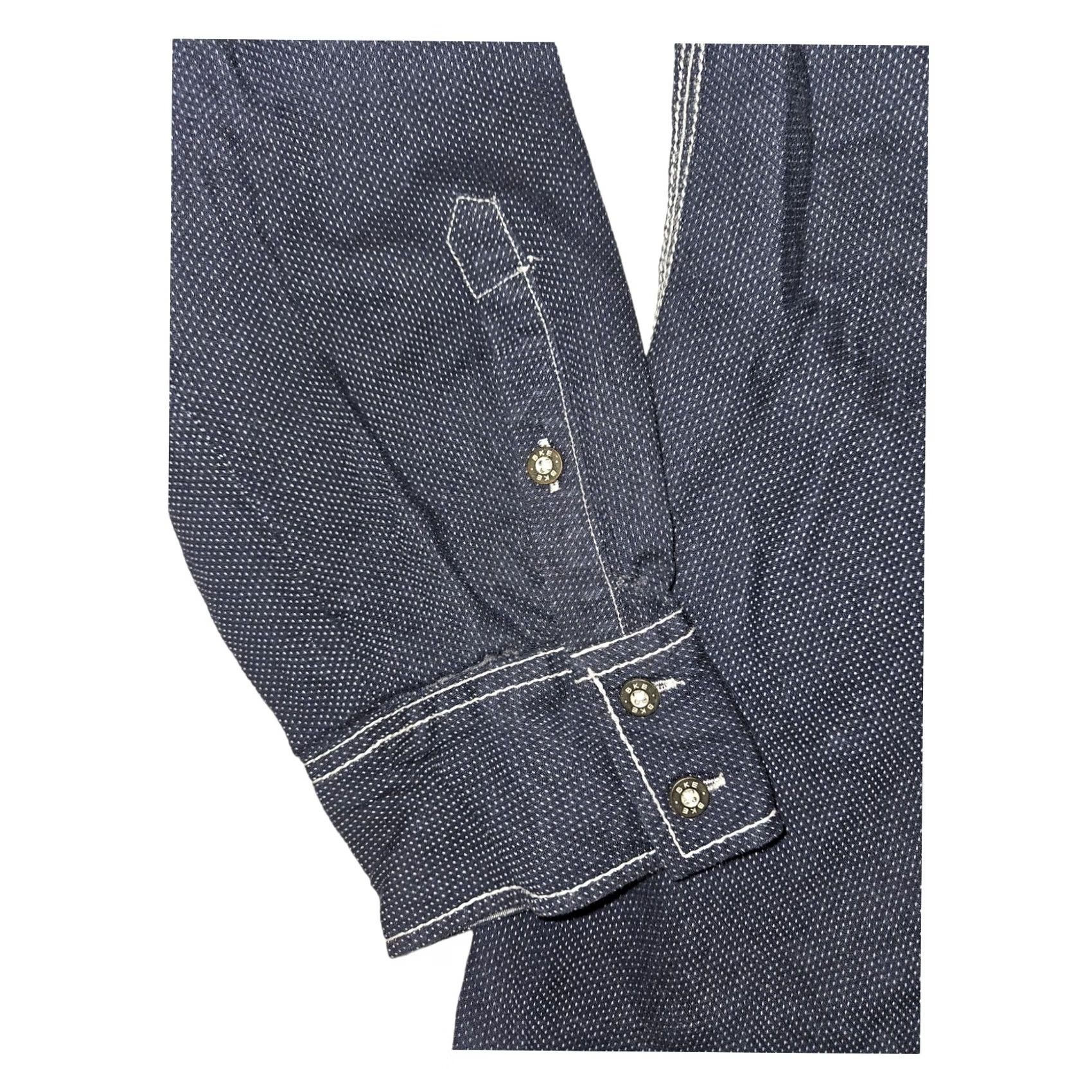 BKE BKE Button Down Long Sleeve Men's XXL Standard Fit Blue Embroidered Preppy Shirt Size US XXL / EU 58 / 5 - 5 Thumbnail