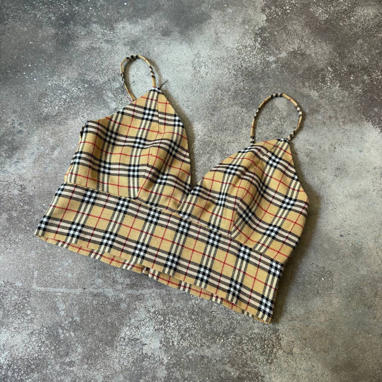 Hysteric Glamour × Vintage Burberry style Super Sexy Vintage Nova Check Crop Top Size M / US 6-8 / IT 42-44 - 4 Thumbnail