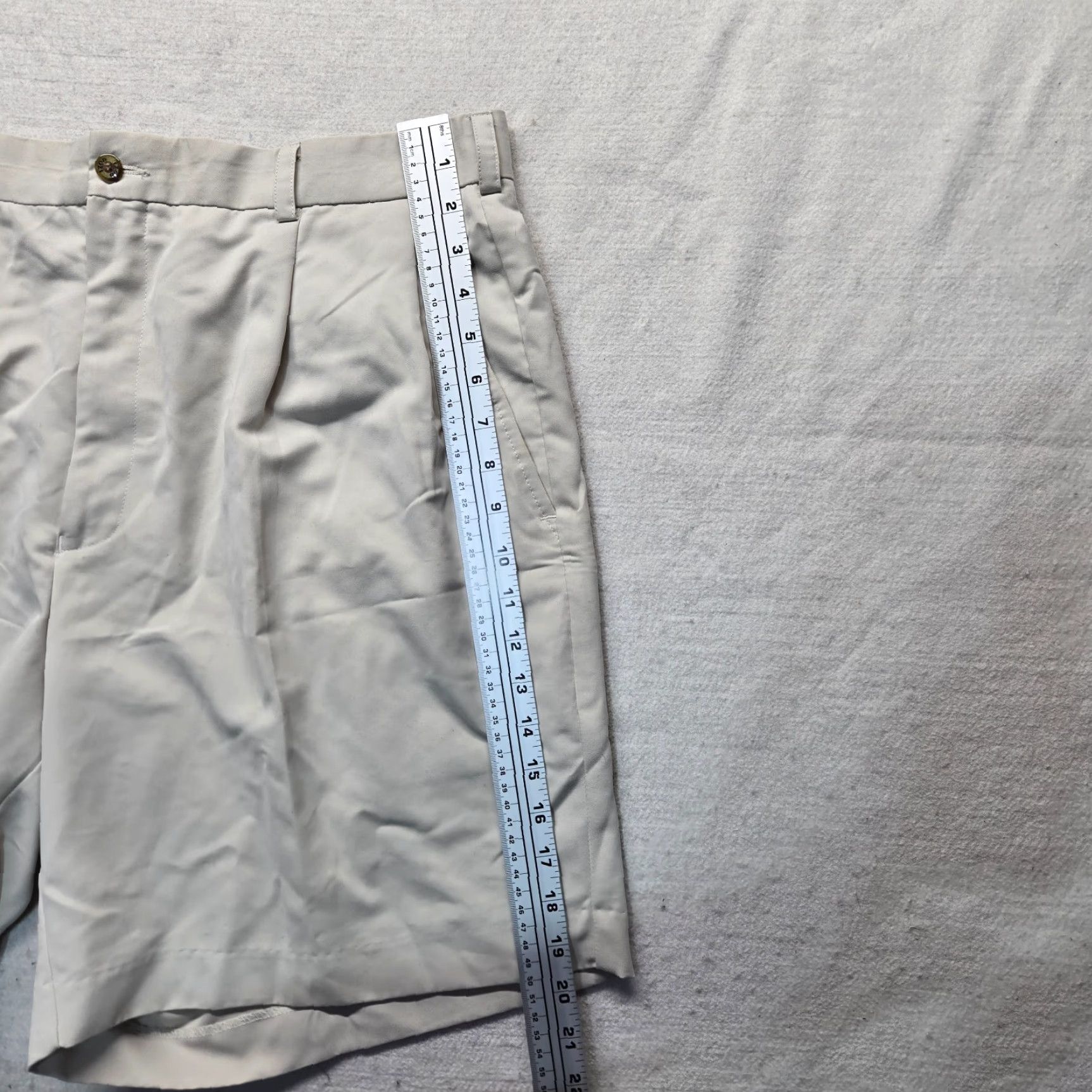 Izod IZOD Khaki Stretch Adult Men's Size 40 Beige Regular Pant Chino Front Flat Front Casual Size US 40 / EU 56 - 5 Thumbnail