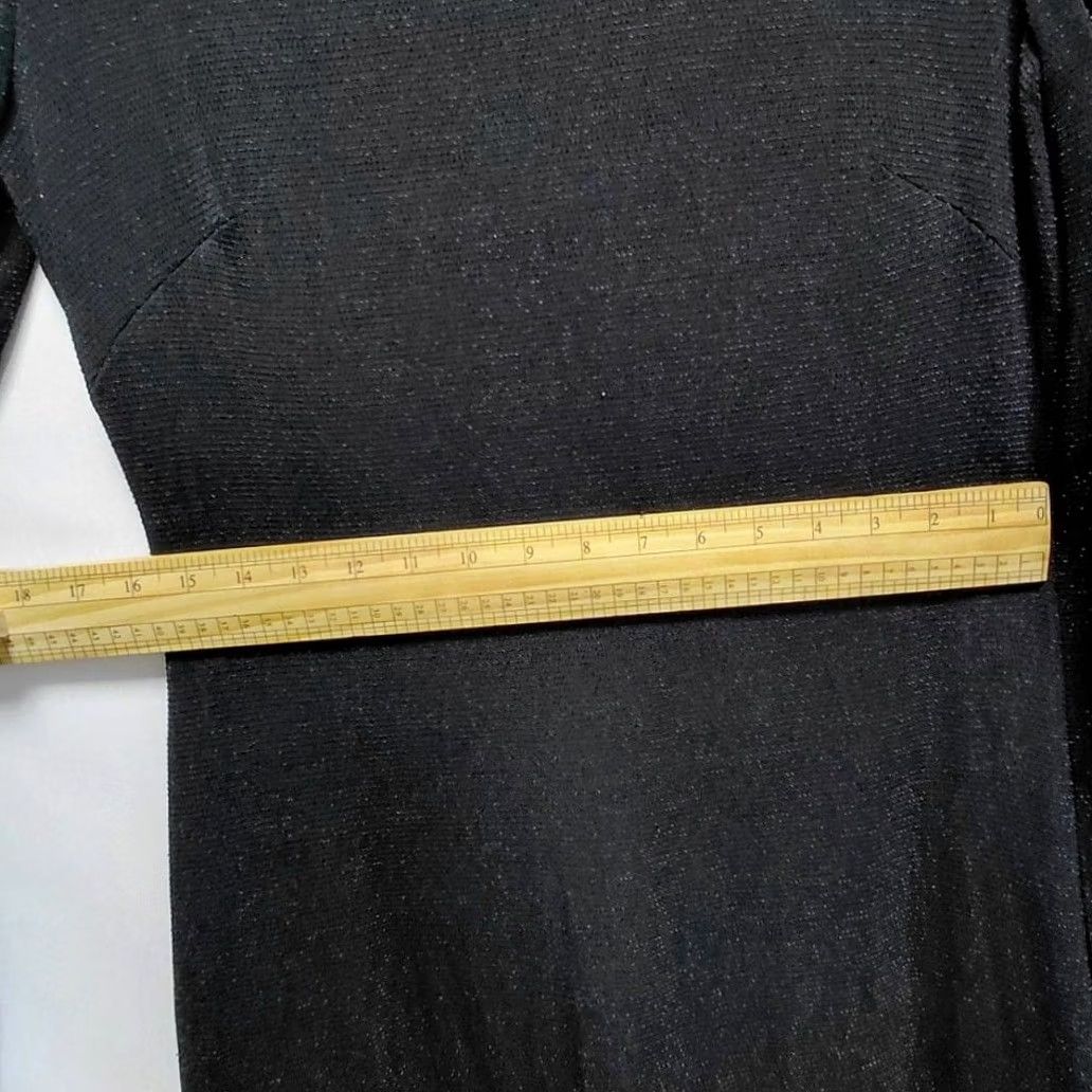 Ralph Lauren LAUREN RALPH LAUREN Black Knit Dress Solid Long Sleeve Knee Length Women Size 14 Size XL / US 12-14 / IT 48-50 - 5 Thumbnail