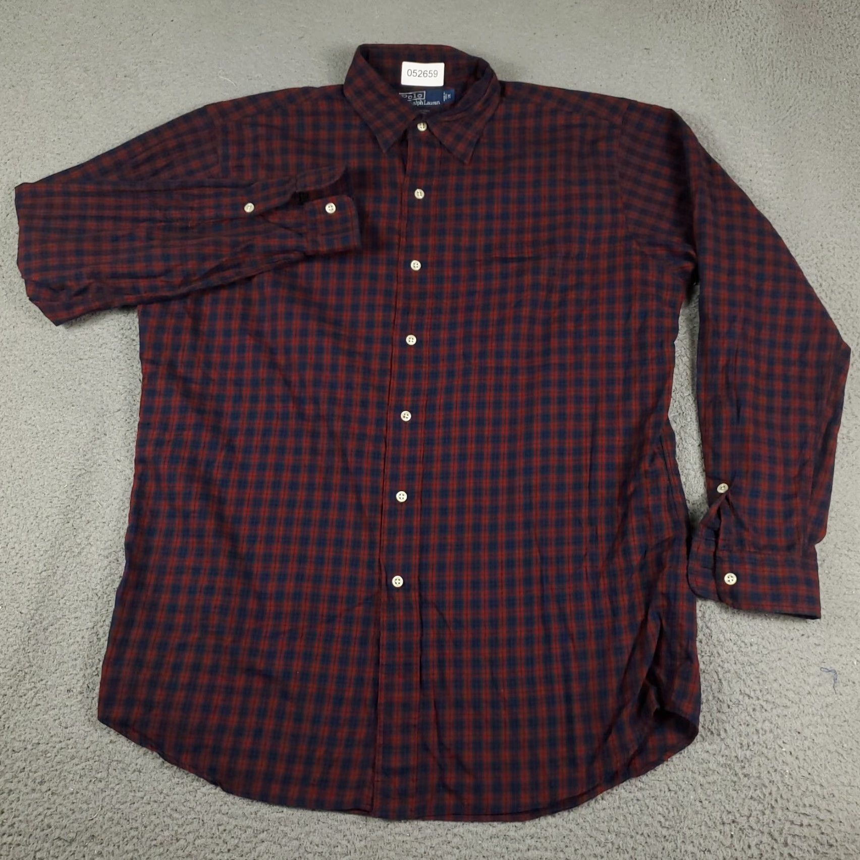 Ralph Lauren Ralph Lauren Button-Up Shirt Mens Medium Red Plaid Long Sleeve Casual Preppy Size US M / EU 48-50 / 2 - 2 Thumbnail