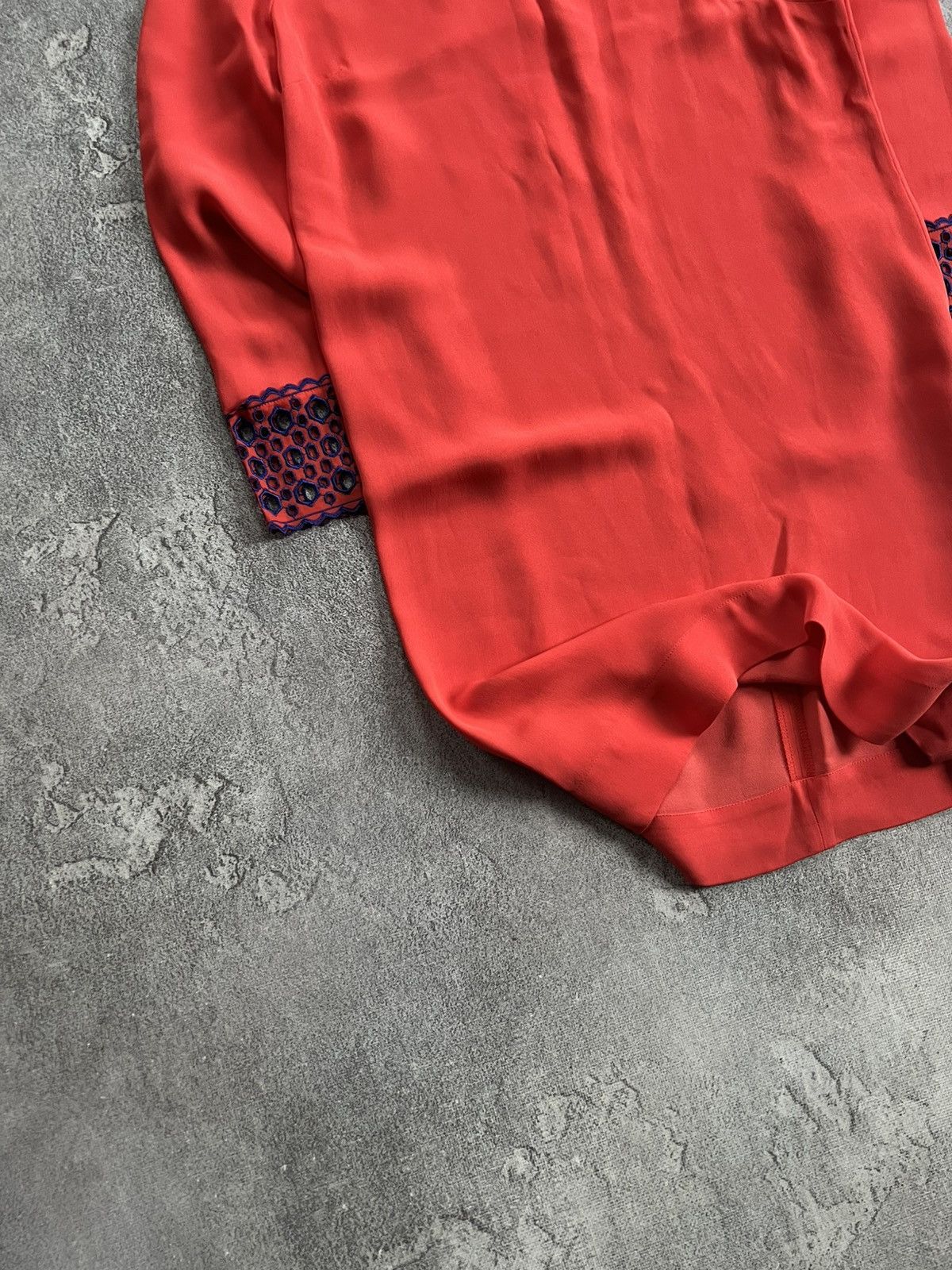 Sandro Womens Sandro Paris Red Long Sleeve Dress Size 2 Shift Dress Size S / US 4 / IT 40 - 3 Thumbnail