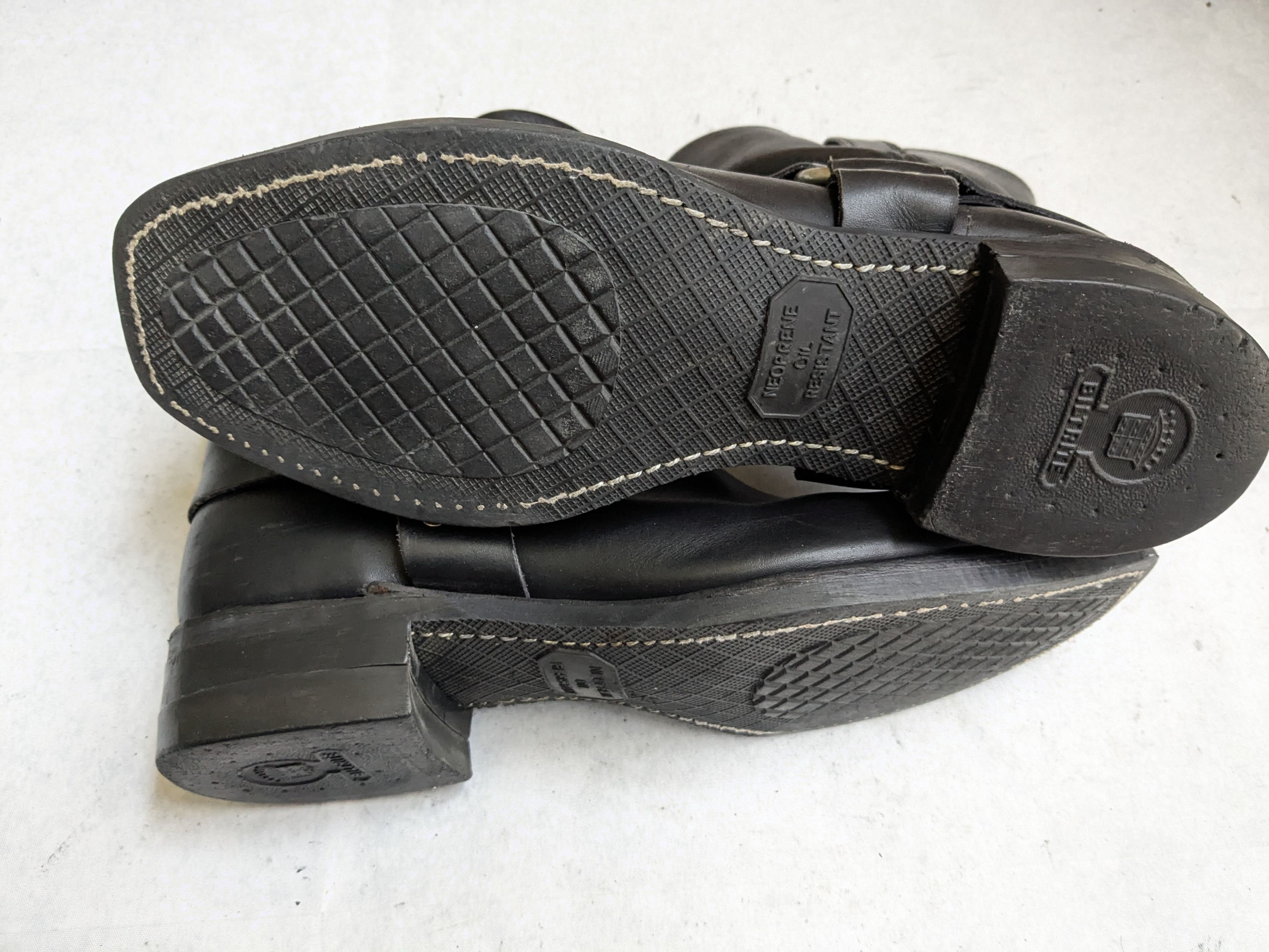 Frye Frye Harness Boots Black 11 M Leather Buckle Size US 11 / EU 44 - 19 Thumbnail
