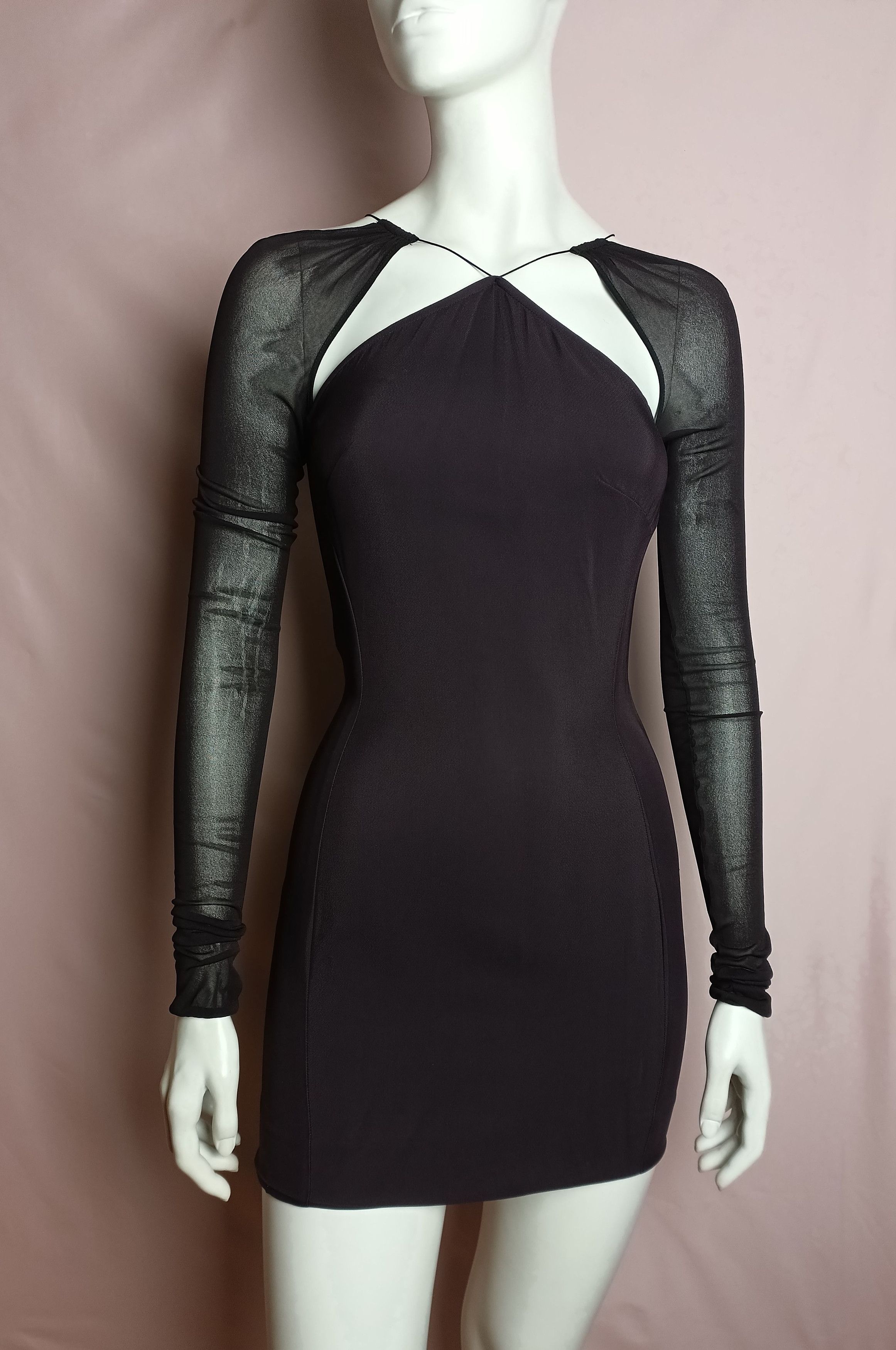 Nensi Dojaka Nensi Dojaka SSENSE Exclusive Cut-Out Long Sleeve Dress XXS Size XXS / US 00 / IT 34 - 1 Thumbnail