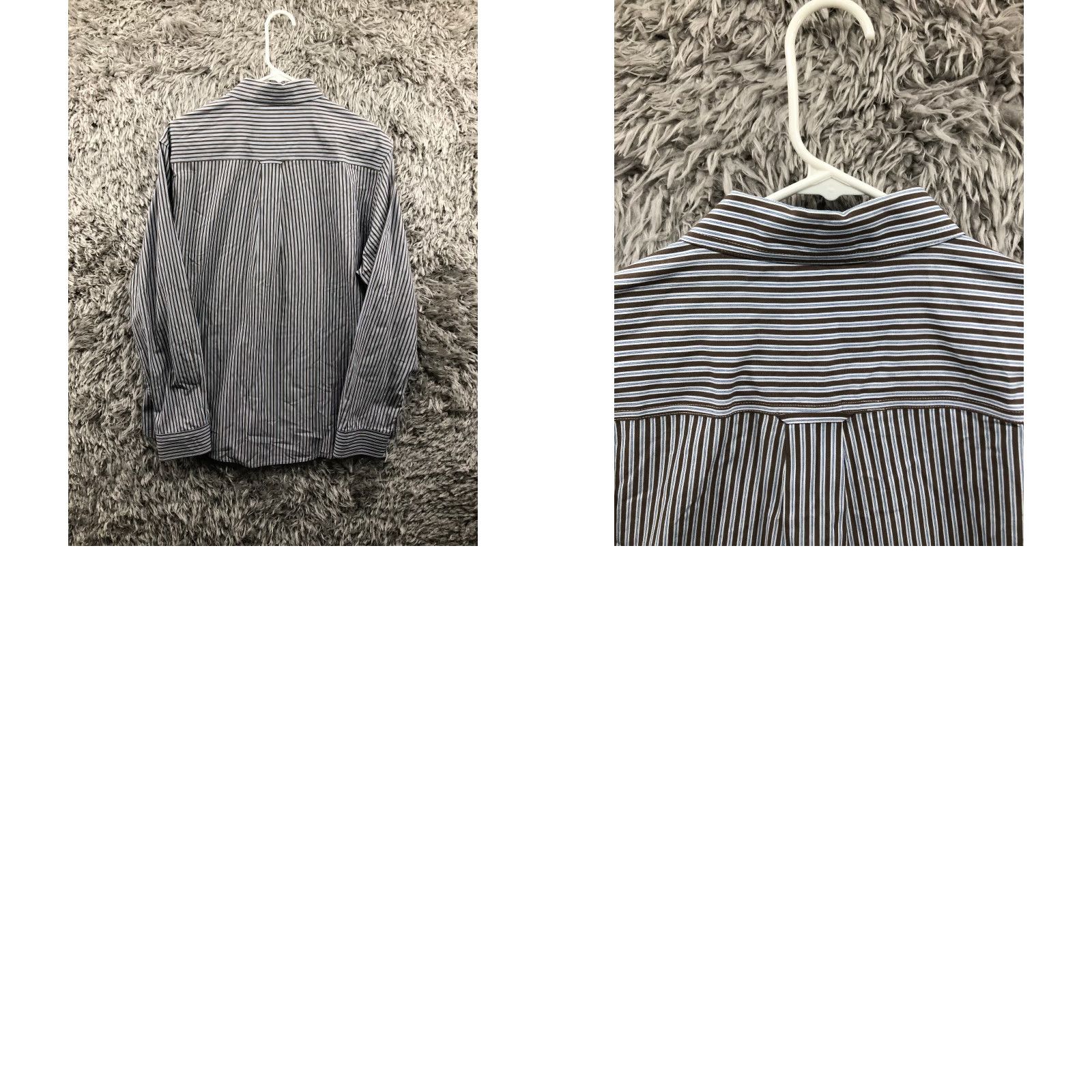 Chaps Chaps Shirt L Mens Brown Striped Long Sleeve Button-Down Collar Shirt Size US L / EU 52-54 / 3 - 9 Thumbnail