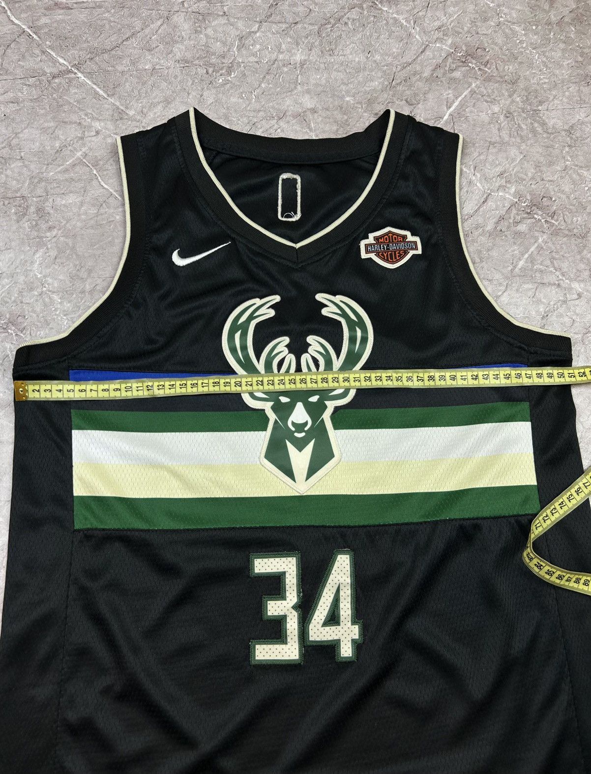 Nike Harley Davidson Nike Giannis Antetokounmpo Black NBA Jersey Size US S / EU 44-46 / 1 - 8 Thumbnail