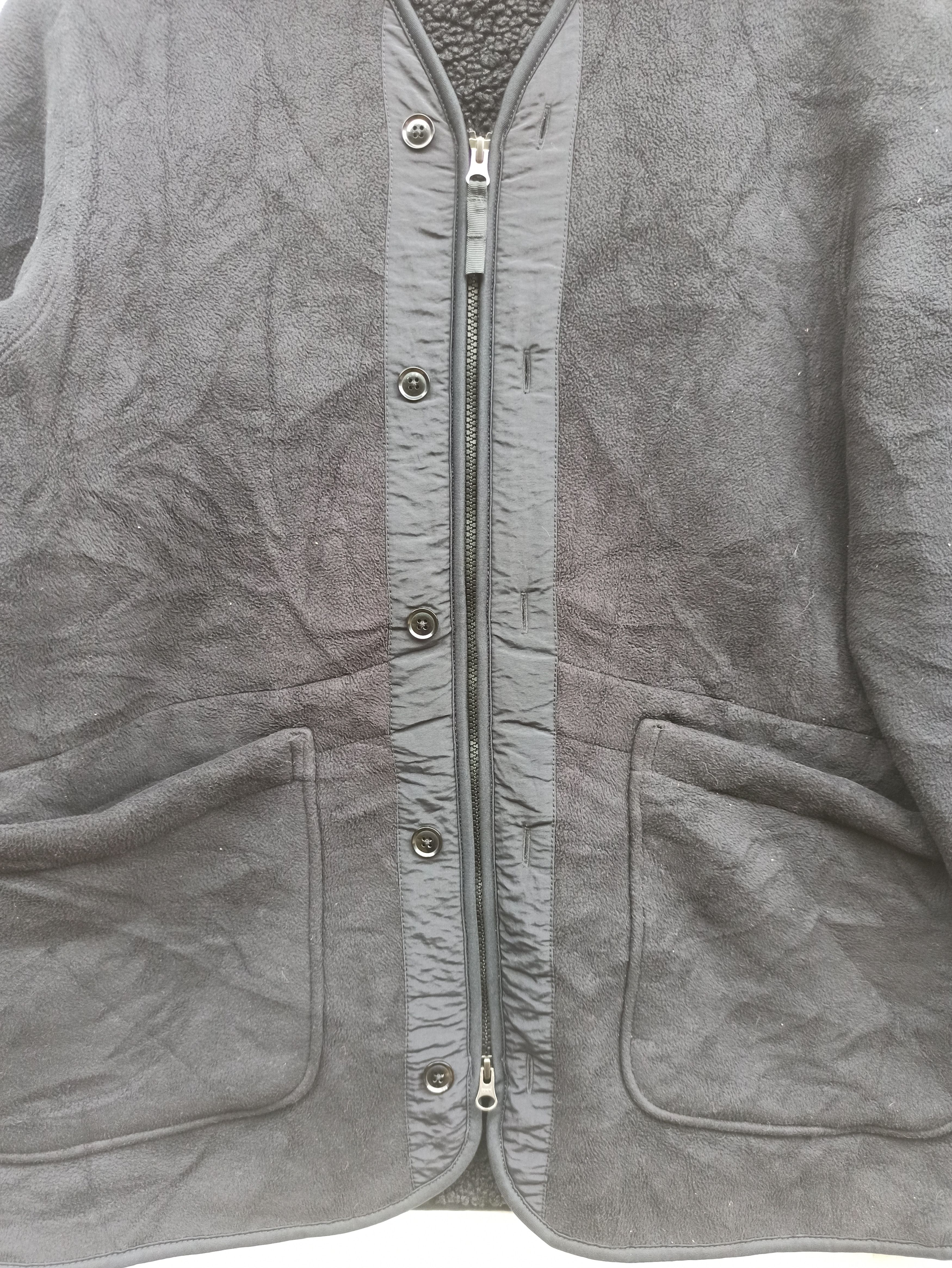 Engineered Garments × Uniqlo Engineering Garment x Uniqlo Fleece Collarless Coat Jacket Size US M / EU 48-50 / 2 - 7 Thumbnail