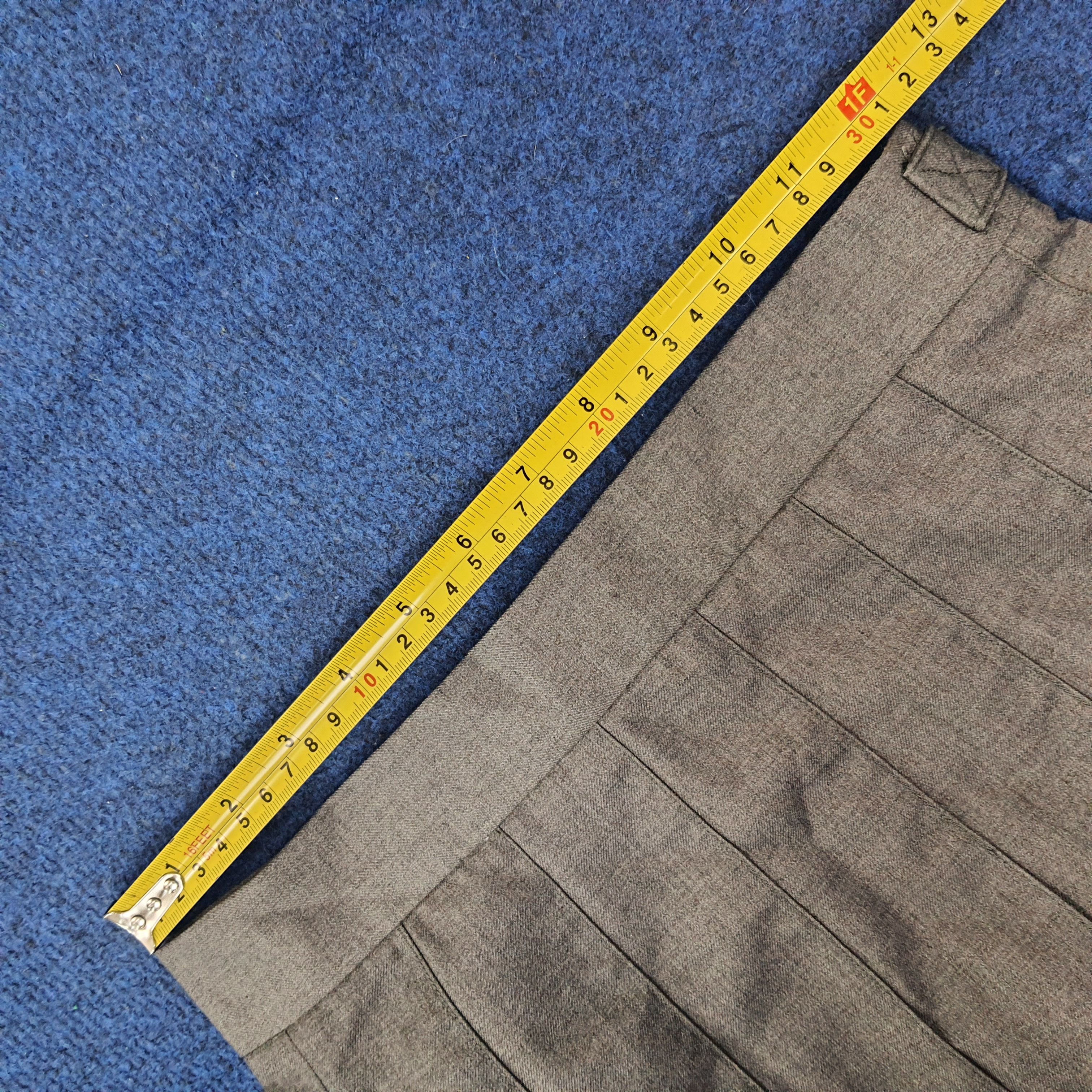 Designer Vintage Mini Skirt Thom Browne Style C228N13 Size 24" / US 00 / IT 34 - 7 Thumbnail